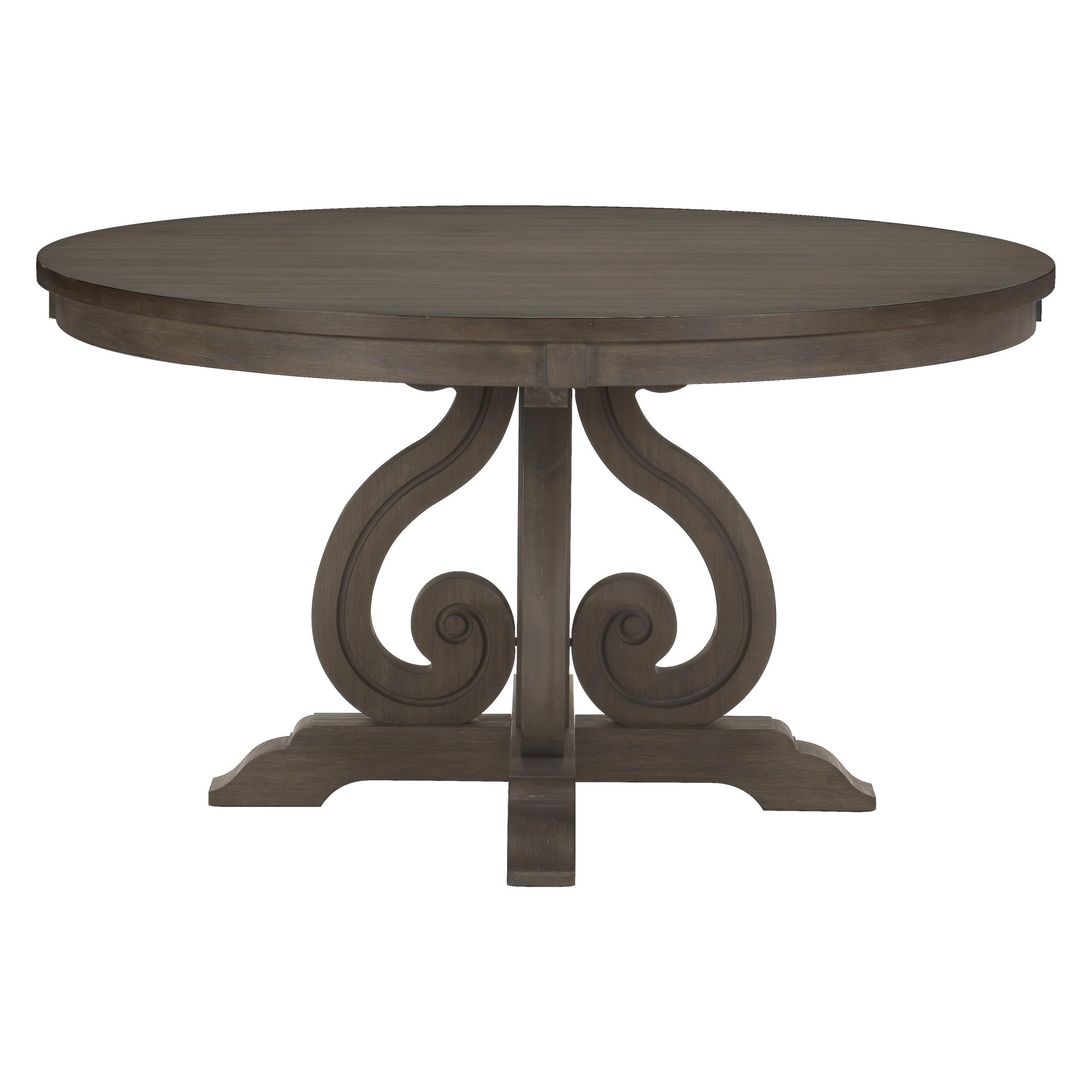 Traditional Dining Table 5438-54* Toulon 5438-54* in Dark Oak 