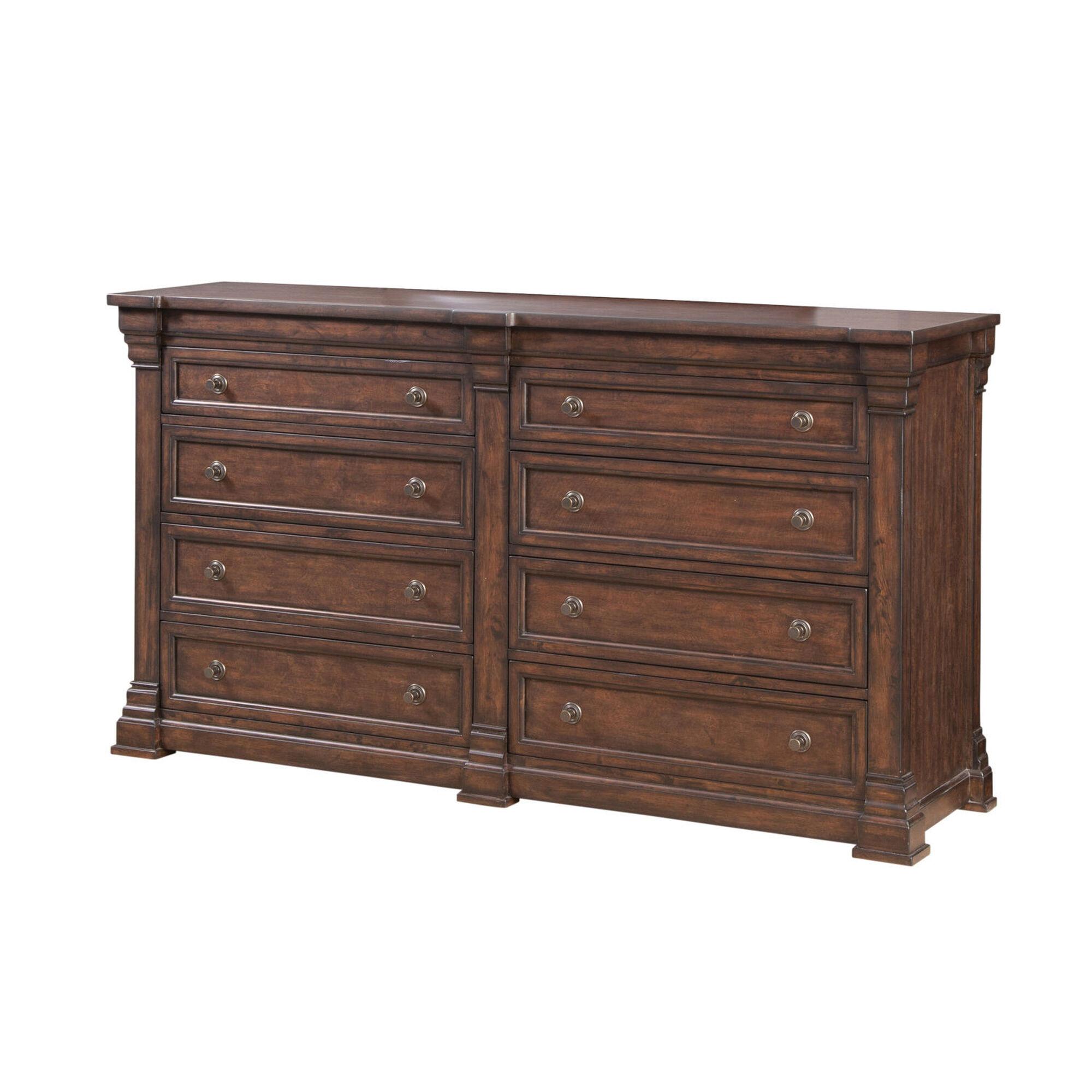 

    
Traditional Dresser & Mirror Set 2 Kestrel Hills 4800-DMR American Woodcrafters
