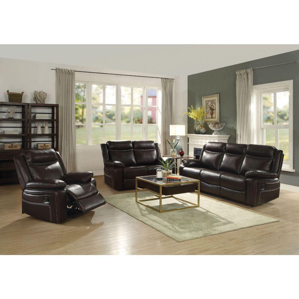

    
Traditional Espresso Motion Loveseat by Acme Corra 52051
