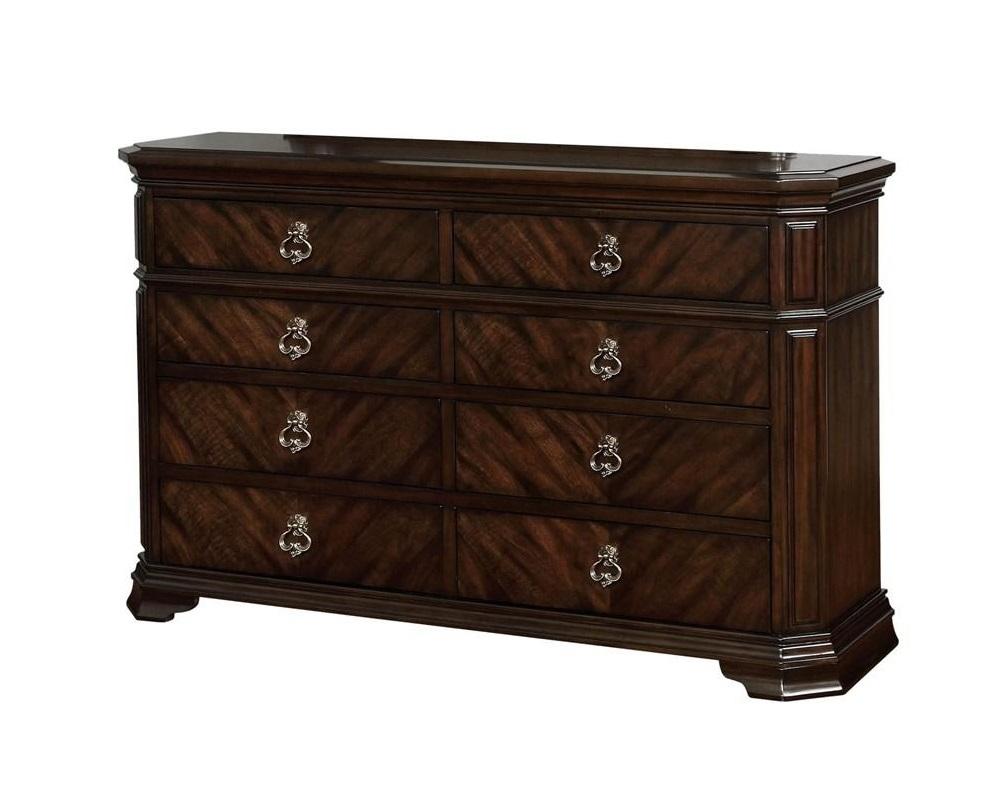 

    
Traditional Espresso Solid Wood Dresser Furniture of America CM7751D Calliope

