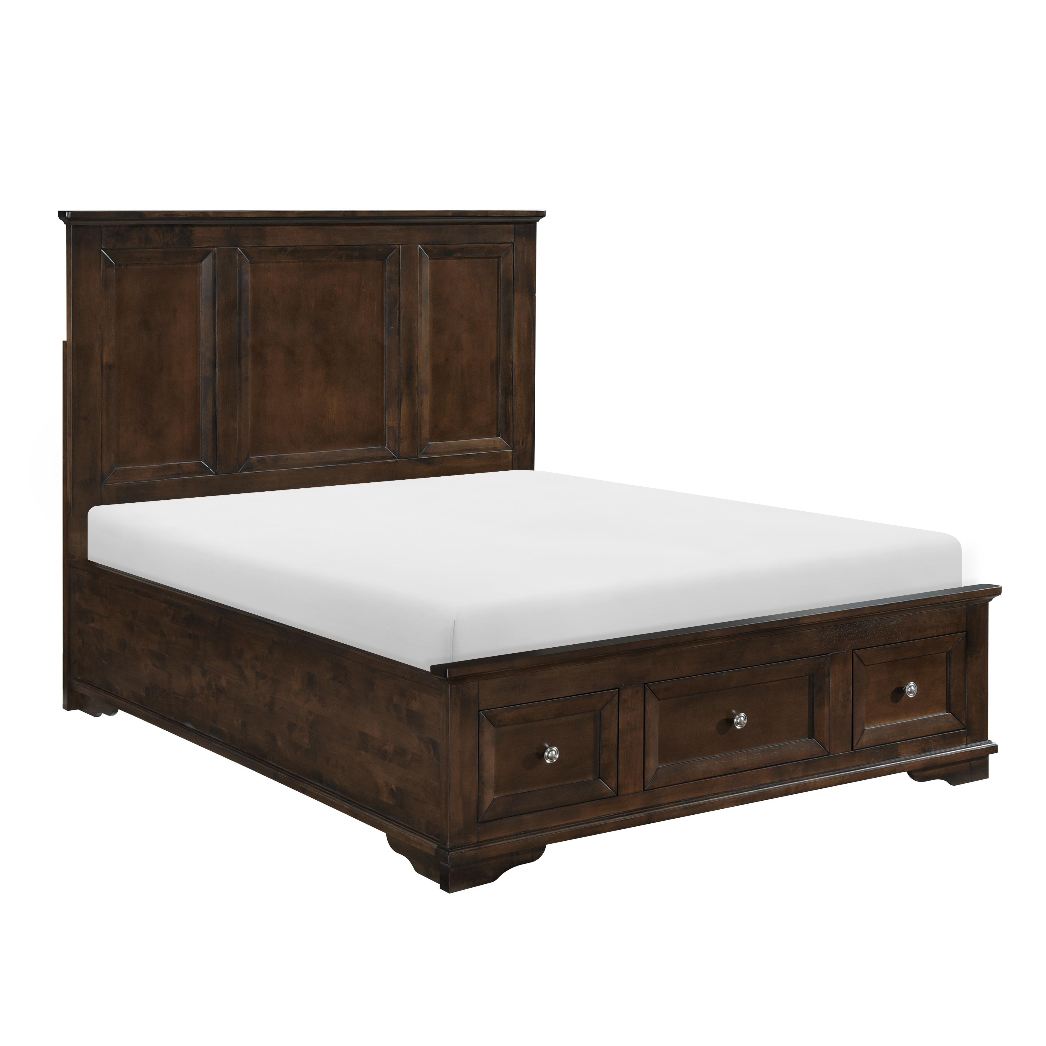 

    
Traditional Espresso Wood Full Bedroom Set 3pcs Homelegance 1844FDC-1* Eunice

