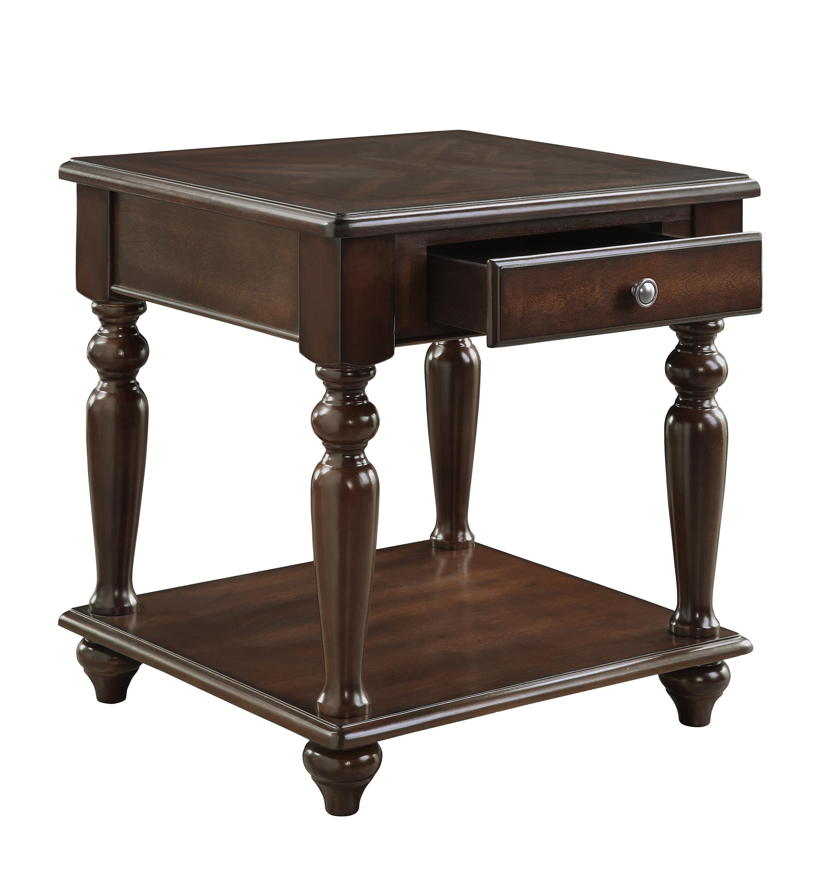 

                    
Buy Traditional Espresso Wood Occasional Table Set 2pcs Homelegance 3587 Lovington
