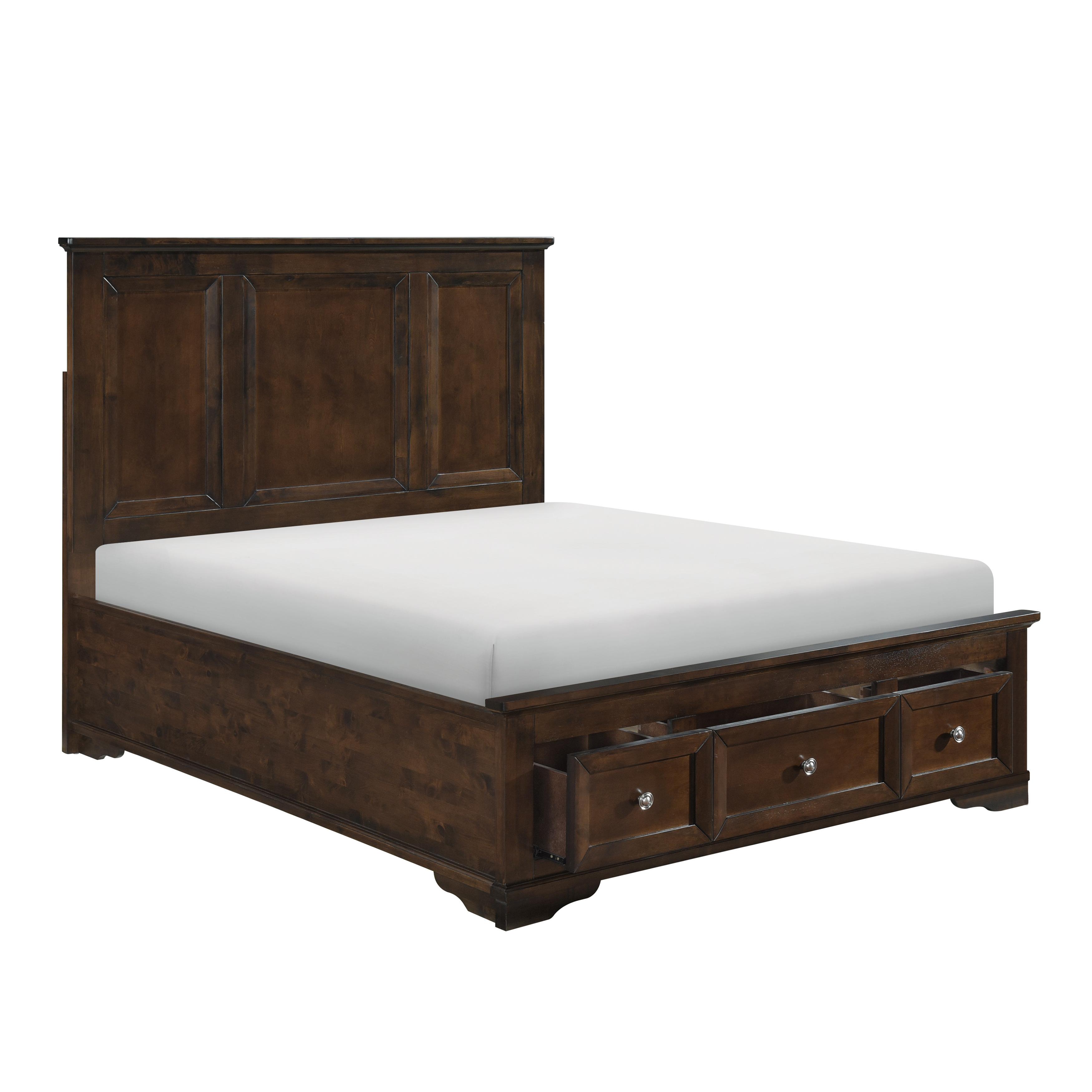 

    
Traditional Espresso Wood Queen Bed Homelegance 1844DC-1* Eunice
