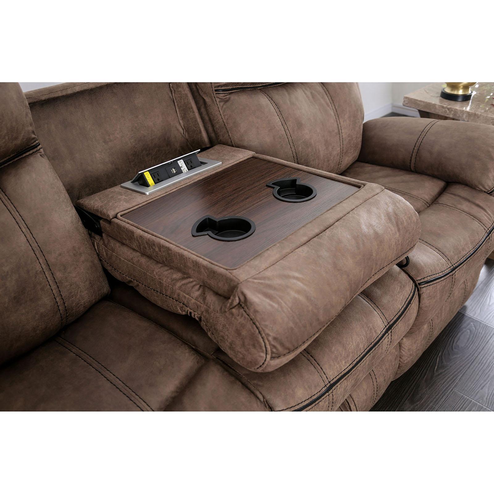 

    
CM6583-SF Brown Fabric Sofa CELIA CM6583-SF Furniture of America Traditional
