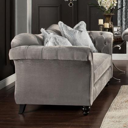 

    
Furniture of America Antoinette Sofa and Loveseat Set Gray SM2225-2PC
