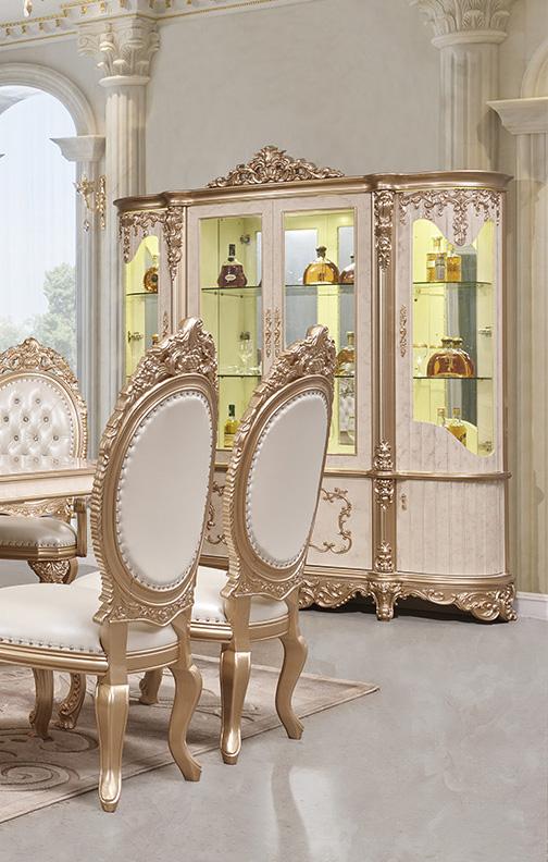 

    
Traditional Gold & Cream Solid Wood China Homey Design HD-9102
