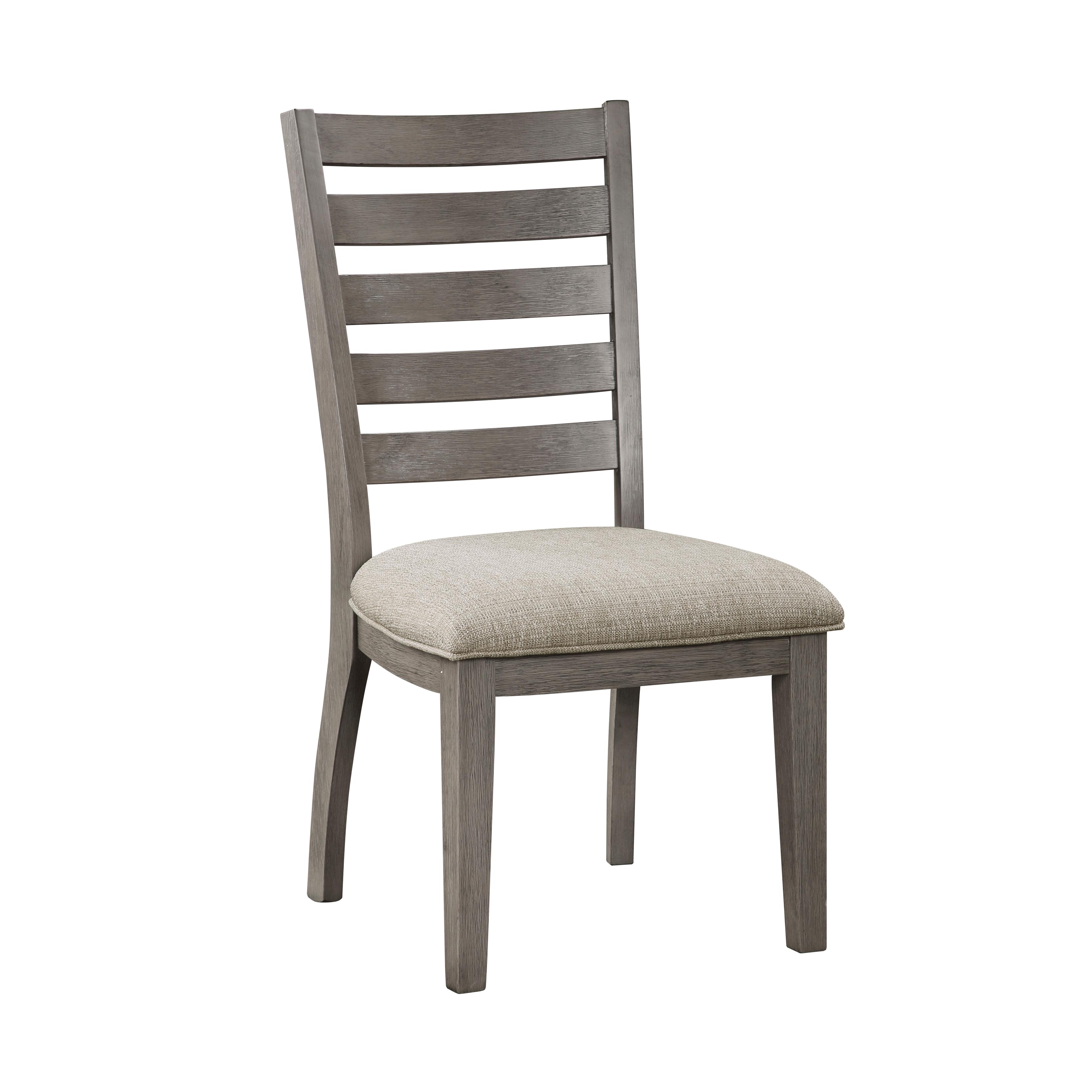 

    
Traditional  Gray/Beige Wood Side Chair Set 2PCS Homelegance Tigard 5761GYS

