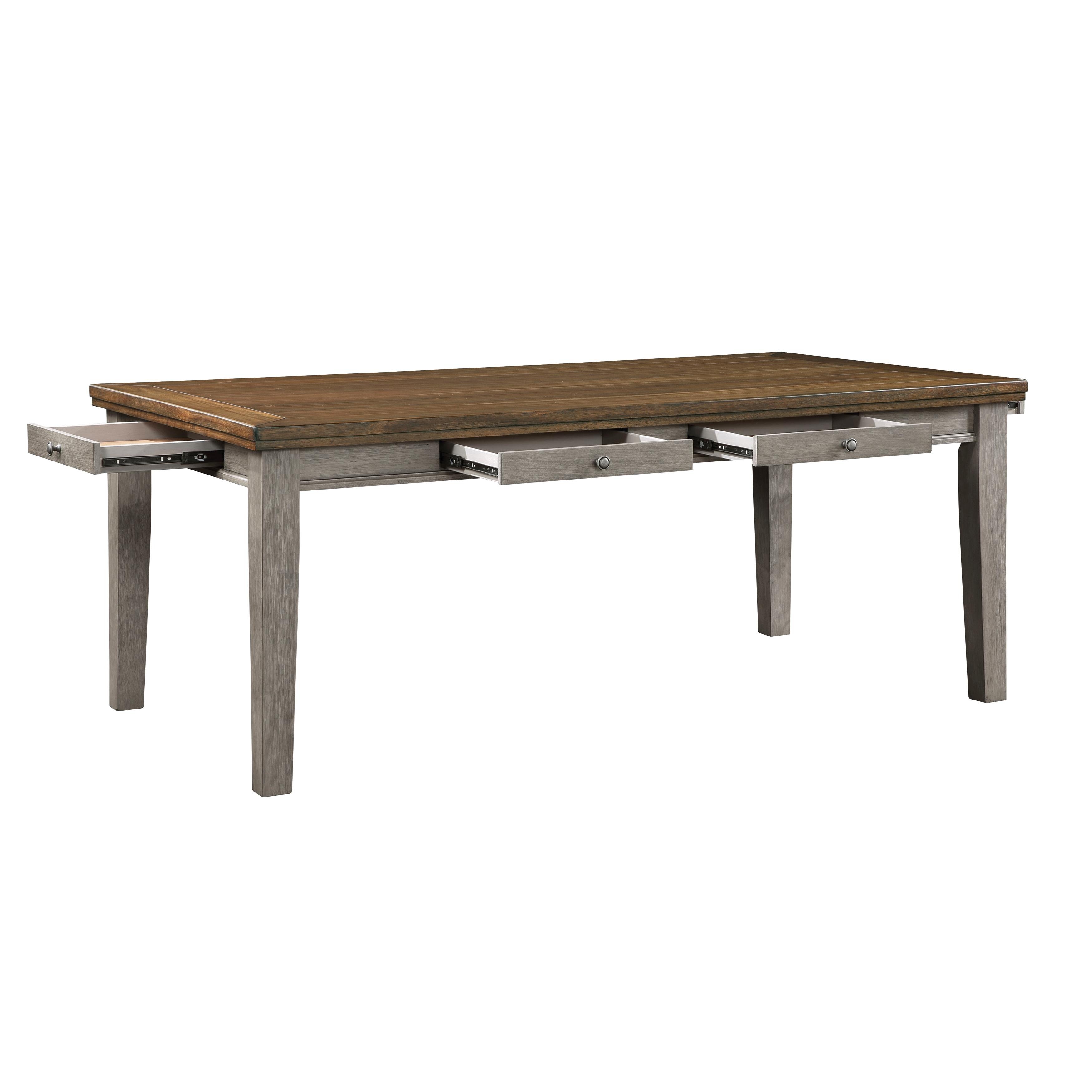 

                    
Homelegance Tigard Dining Table 5761GY-78-T Dining Table Cherry/Gray  Purchase 

