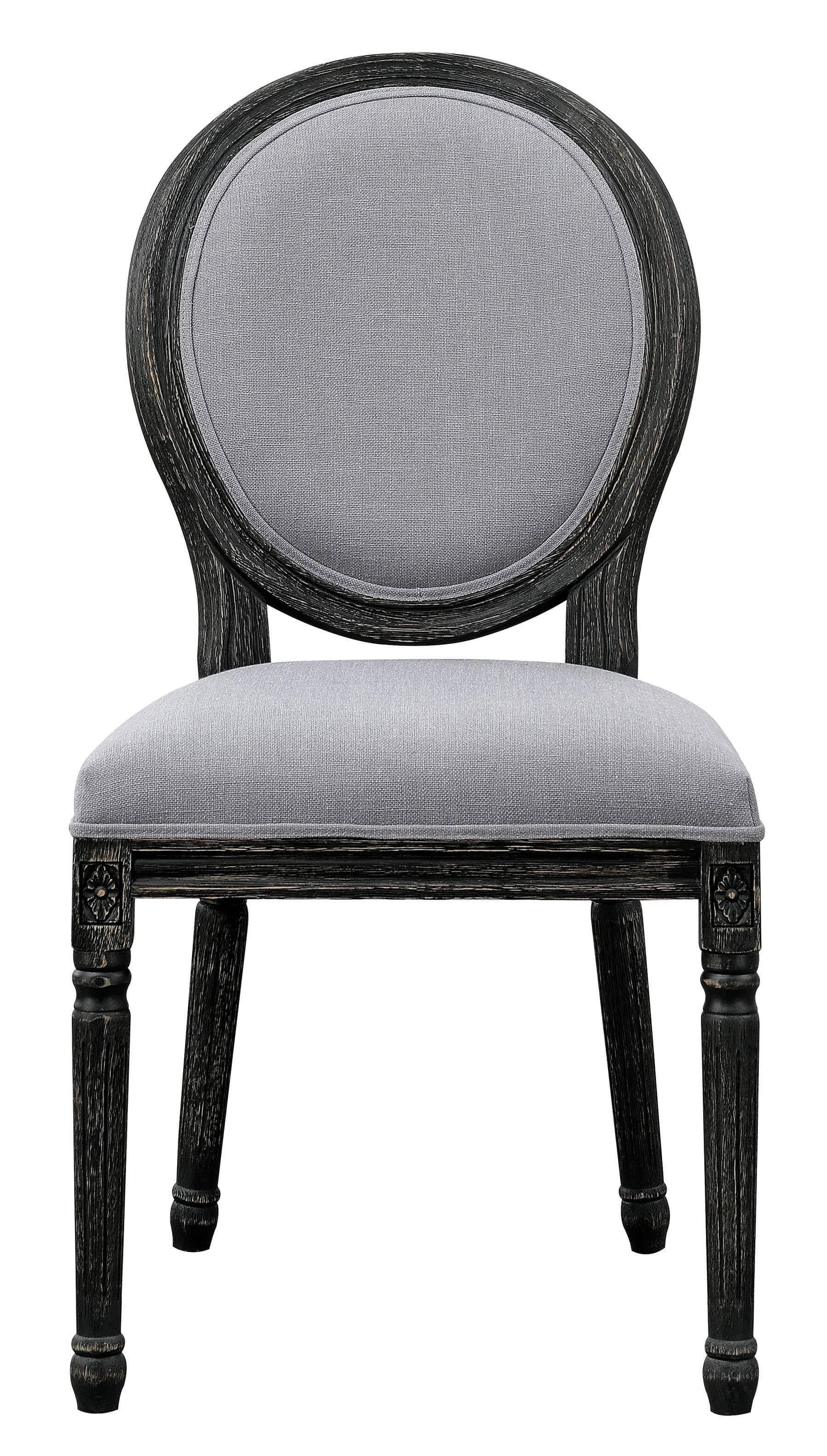 

    
Traditional Gray Fabric Upholstery Dining chair Set 2 pcs Rochelle by Coaster
