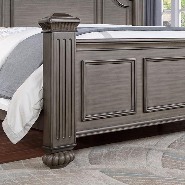

    
Traditional Gray Solid Wood California King Panel Bed Furniture of America Syracuse CM7129GY-CK
