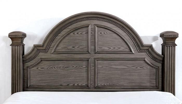 

    
Traditional Gray Solid Wood King Bed Furniture of America FOA7144GY Pamphilos
