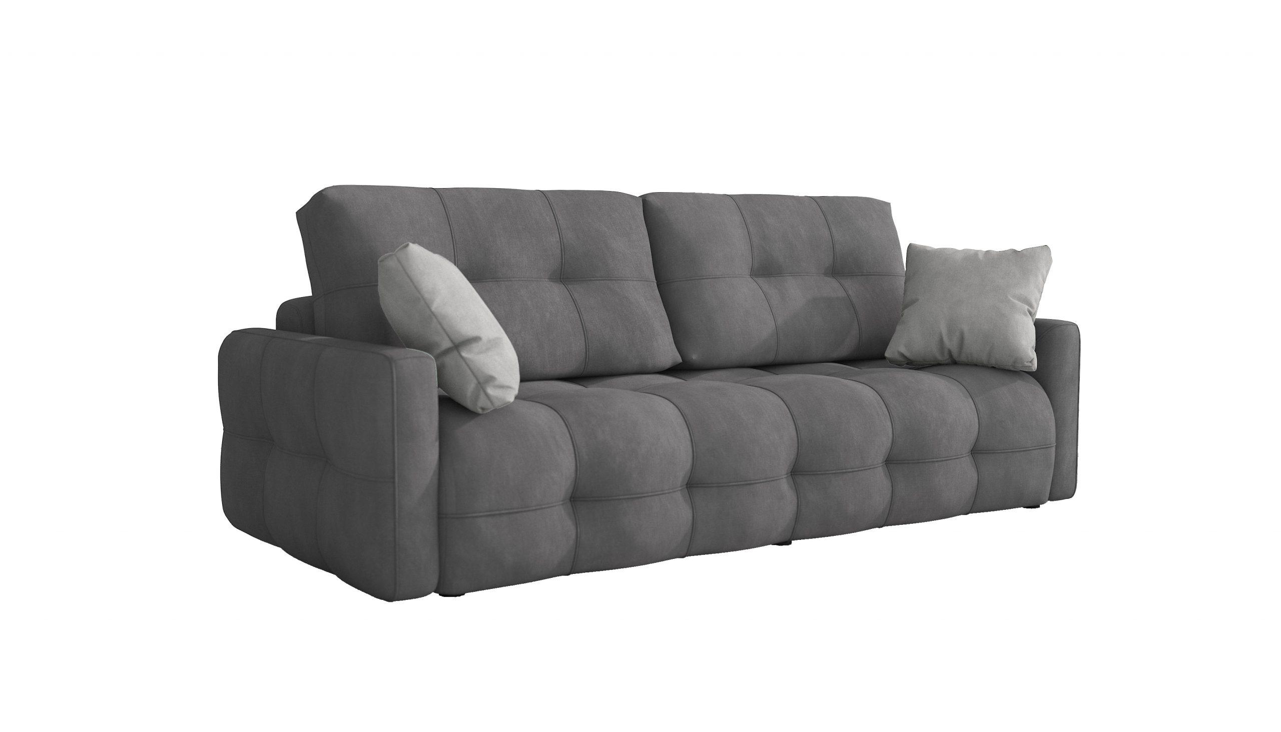 Contemporary, Modern Sofa bed Astrid Queen Sofa Bed Astrid-Grey-Sofa-Bed Astrid-Grey-Sofa-Bed in Gray Polyester