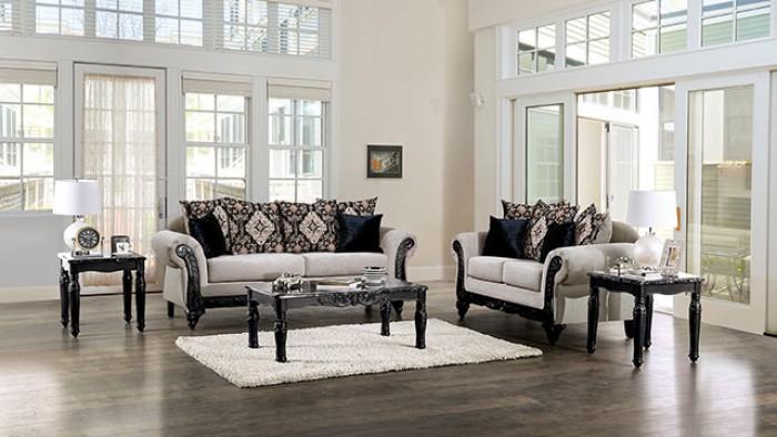 

    
Traditional Light Brown/Black Solid Wood Living Room Set 2PCS Furniture of America Molfetta SM7304-SF-S-2PCS
