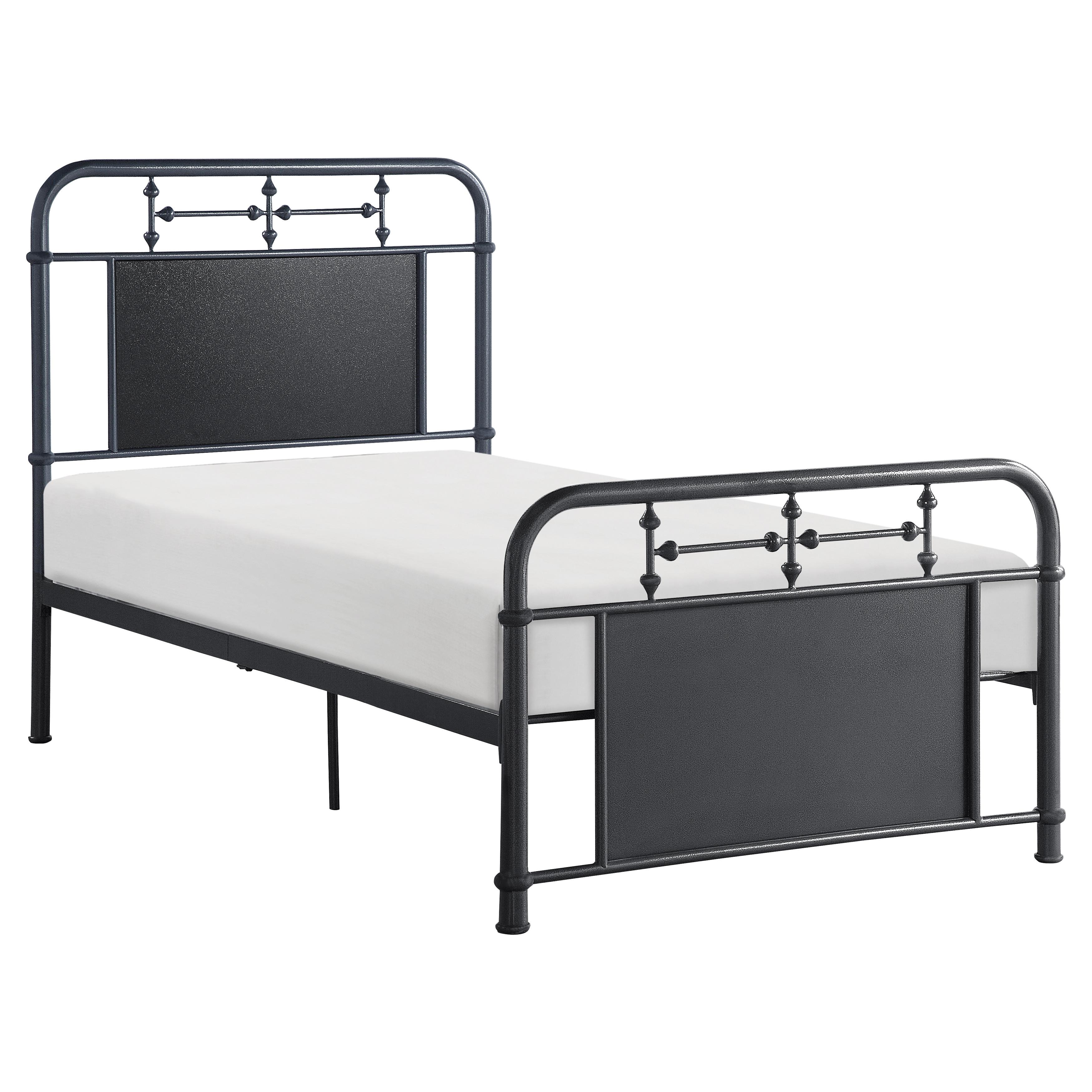 Traditional Bed 4982T-1 Blanchard 4982T-1 in Dark Gray 
