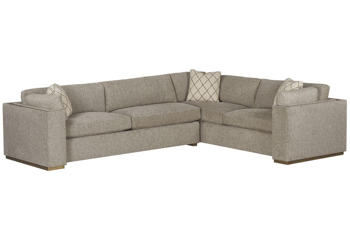 

    
Traditional Neutral Fabric Sectional Sofa Woodwright Meyer A.R.T Modern

