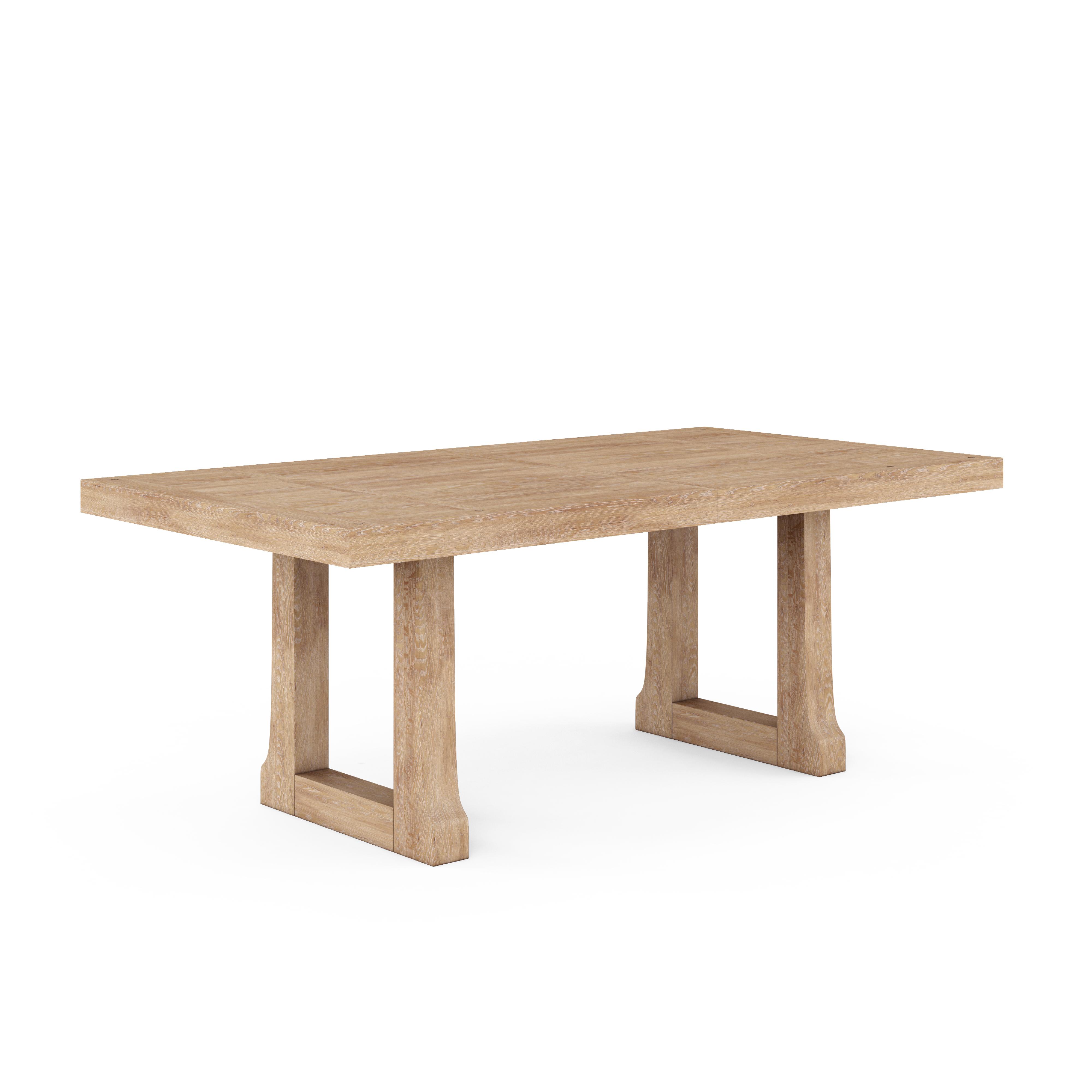 

    
Traditional Oak Wood Dining Table w/ Leaf by A.R.T. Furniture Post
