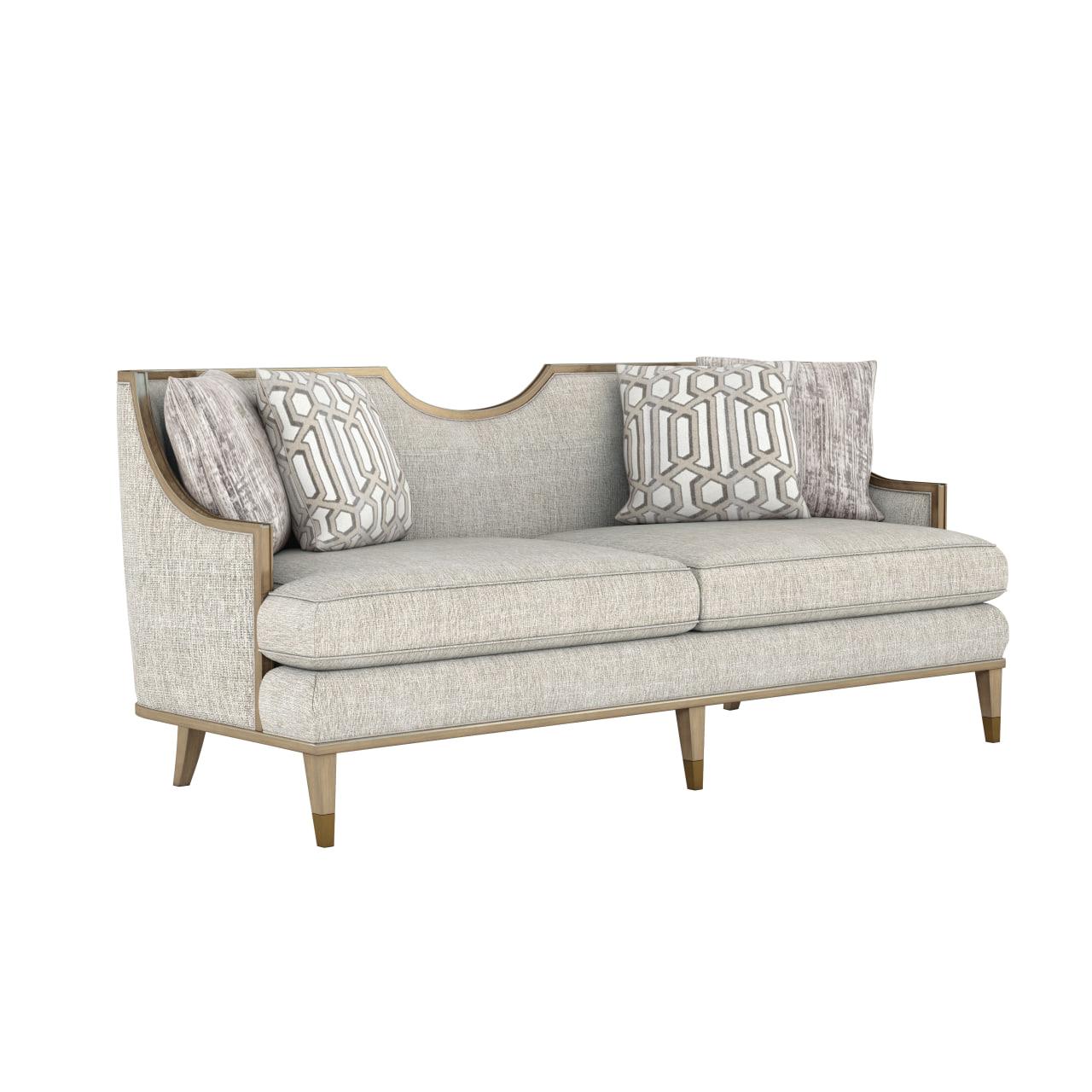 

    
Traditional Quartz Fabric Sofa & Accent Pillows by A.R.T. Furniture Intrigue Harper
