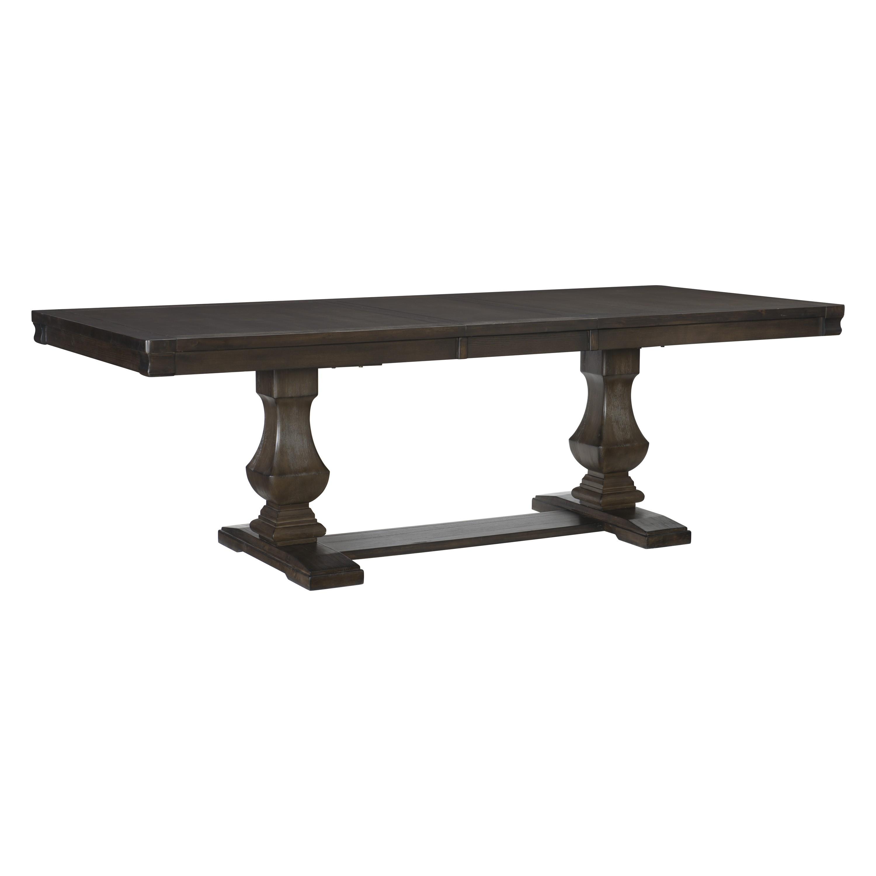 

    
Traditional Rustic Brown Wood Dining Table Homelegance 5741-94* Southlake
