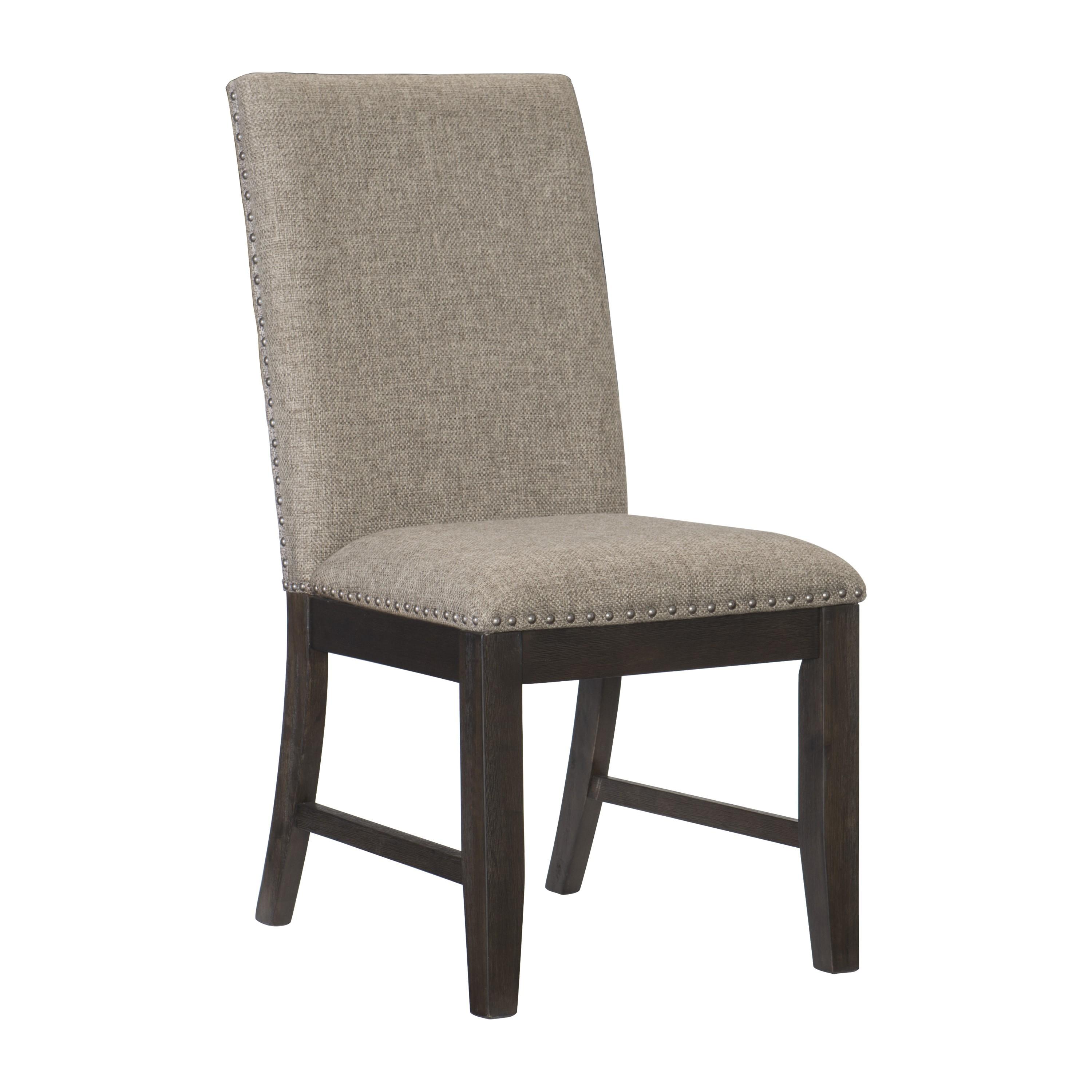 Traditional Side Chair Set 5741S Southlake 5741S in Rustic Brown Polyester
