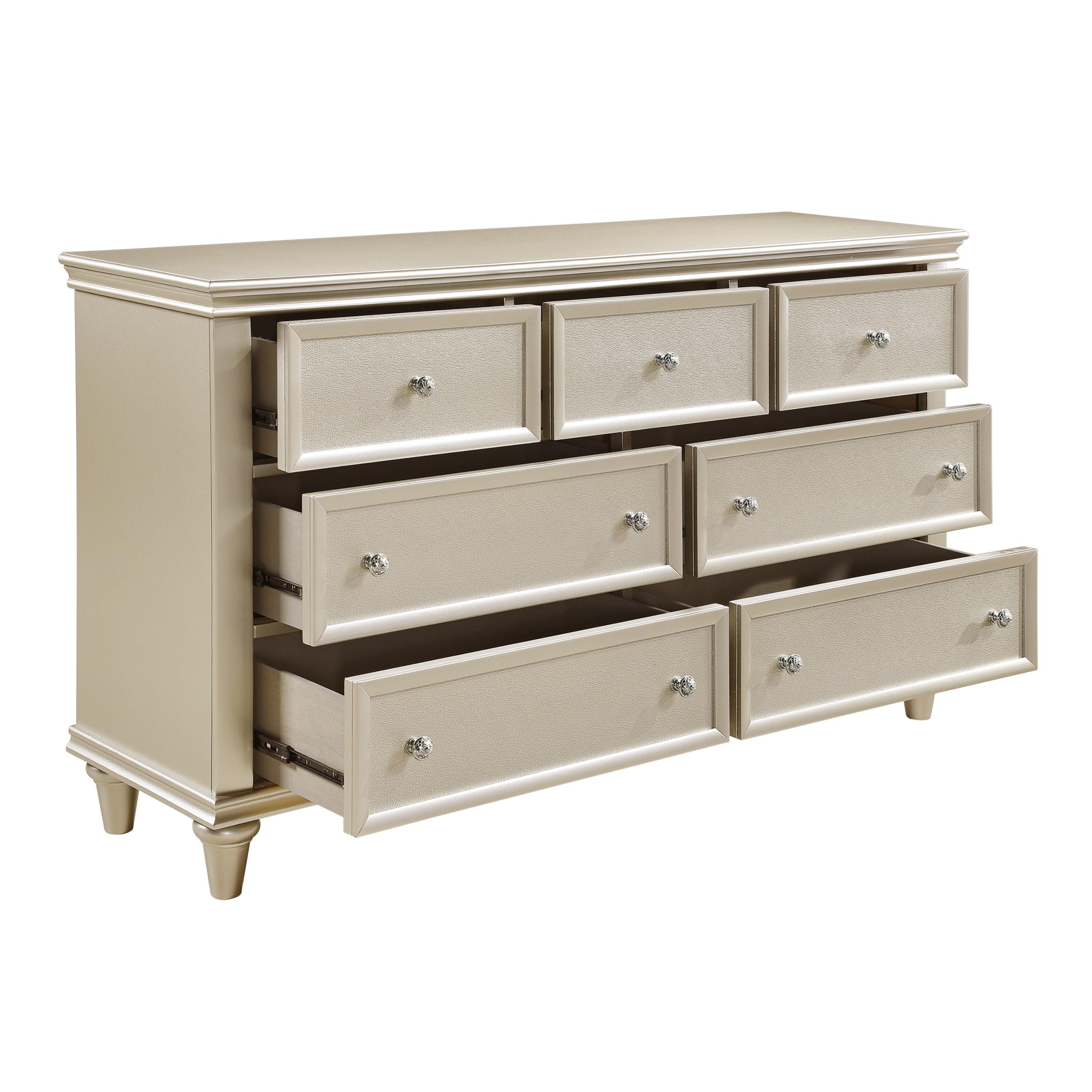

    
Homelegance 1928-5*6-2PC Celandine Dresser w/Mirror Off-White/Silver 1928-5*6-2PC
