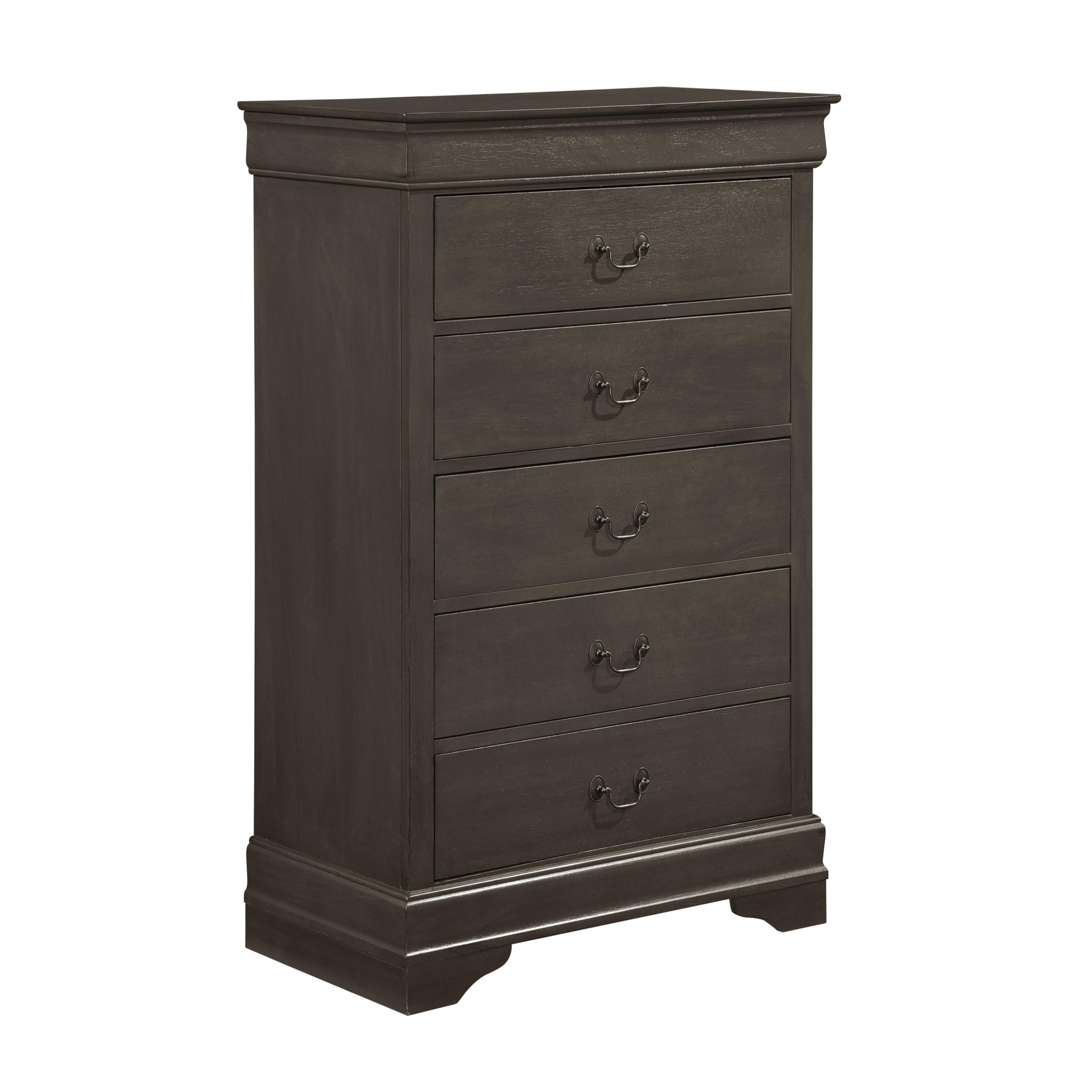 

    
Traditional Stained Gray Wood Chest Homelegance 2147SG-9 Mayville

