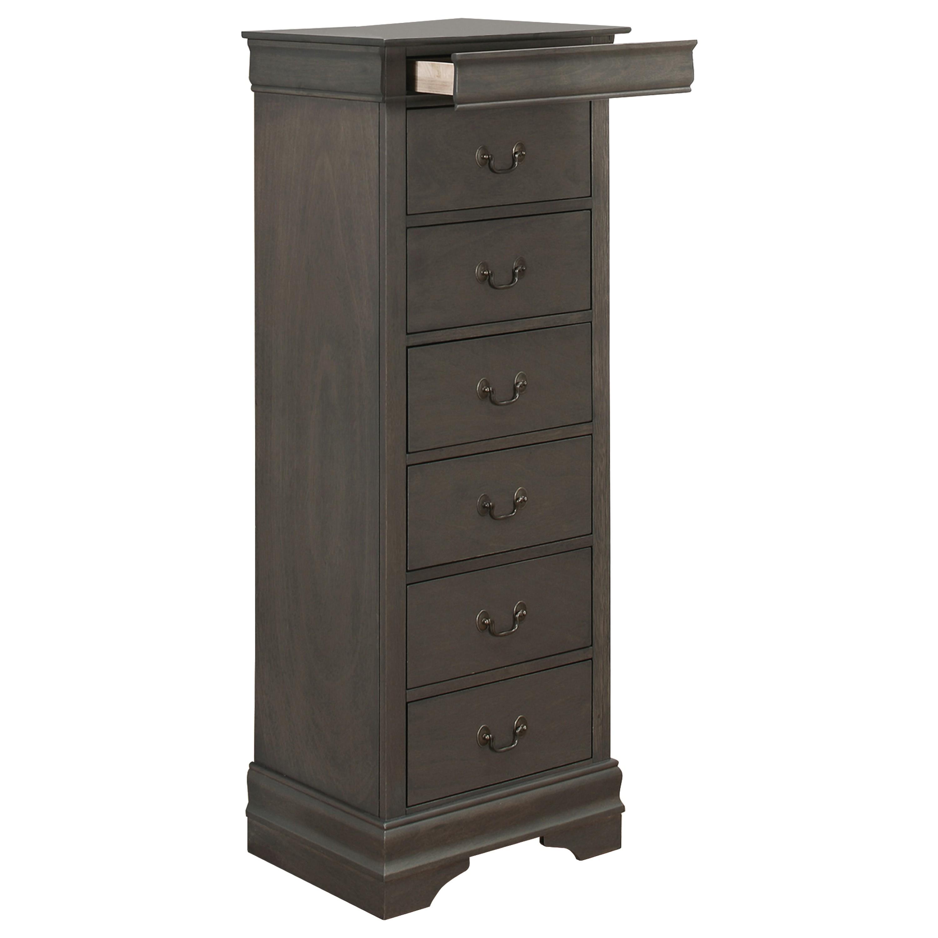 

    
Traditional Stained Gray Wood Lingerie Chest Homelegance 2147SG-12 Mayville
