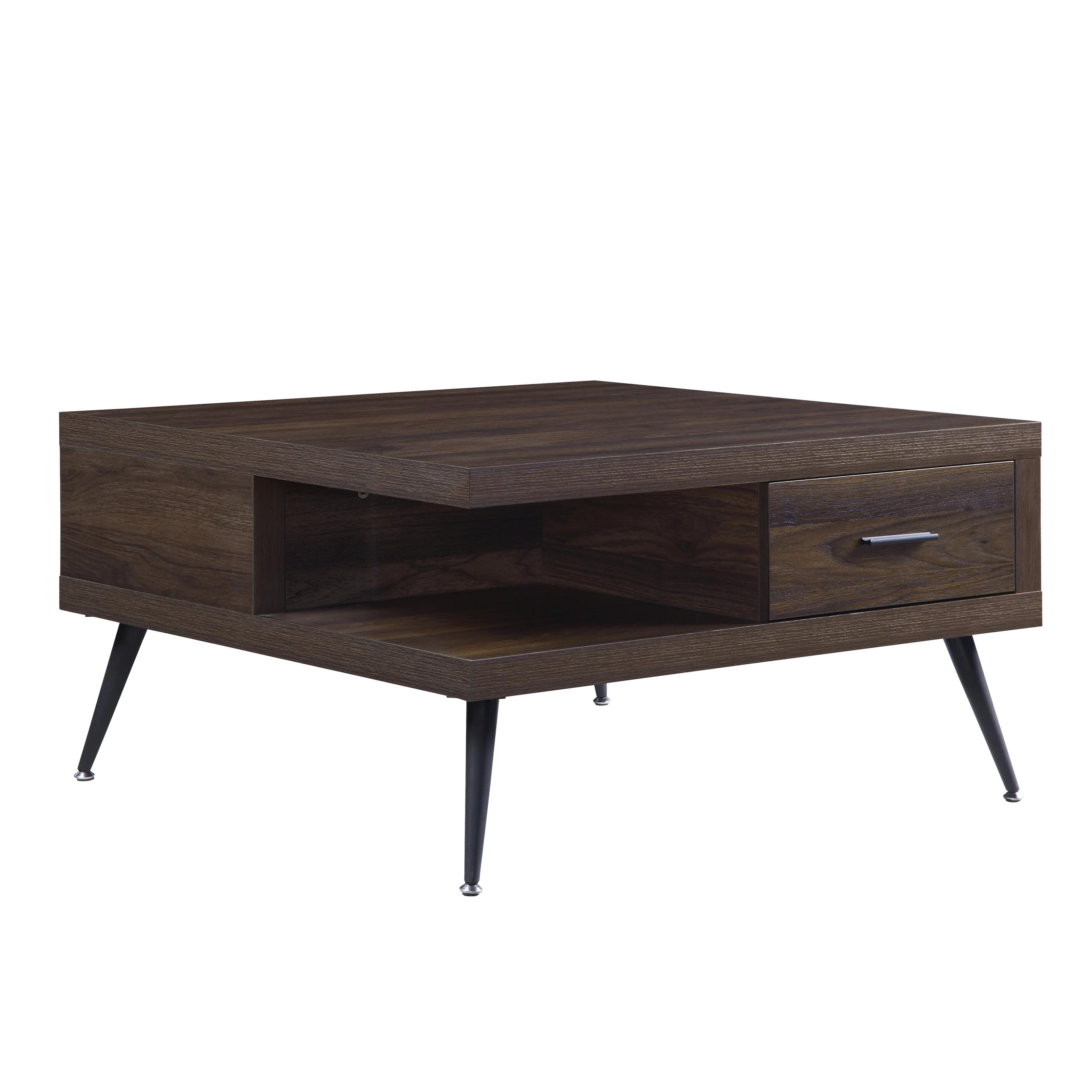 

    
Traditional Walnut Finish Coffee Table by Acme Harel LV00441
