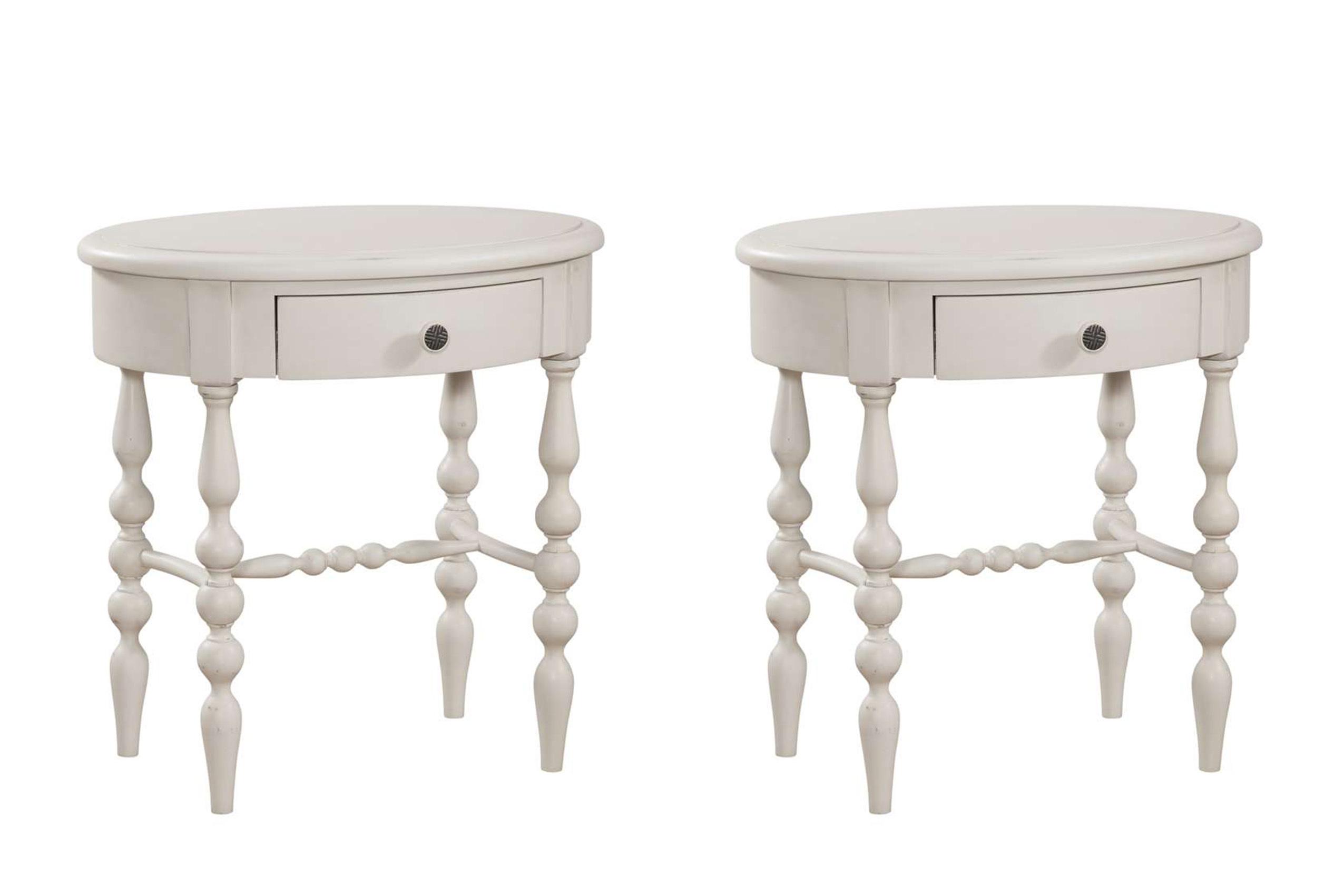 

    
Traditional White Accent Table Set 2 Rodanthe 3910-410 American Woodcrafters
