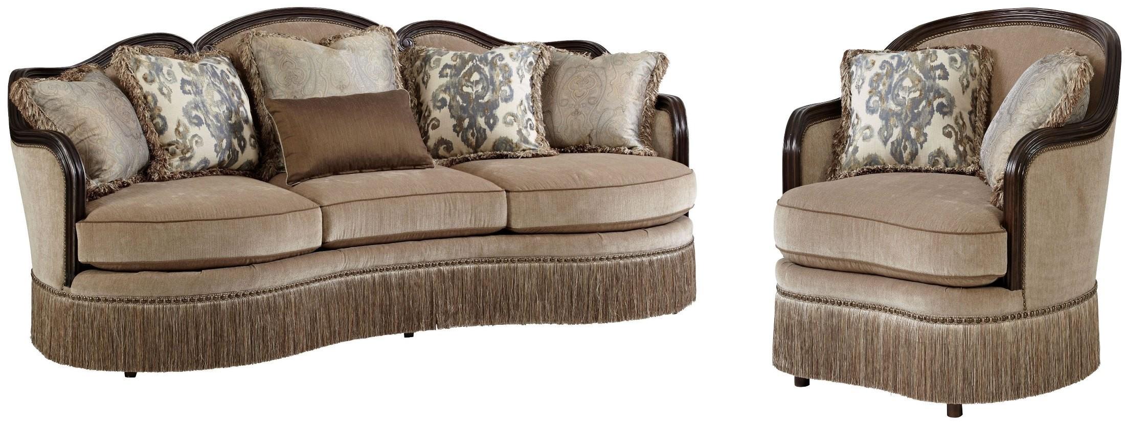 

    
Contemporary Tan & Beige Sofa + Chair by A.R.T. Furniture Giovanna
