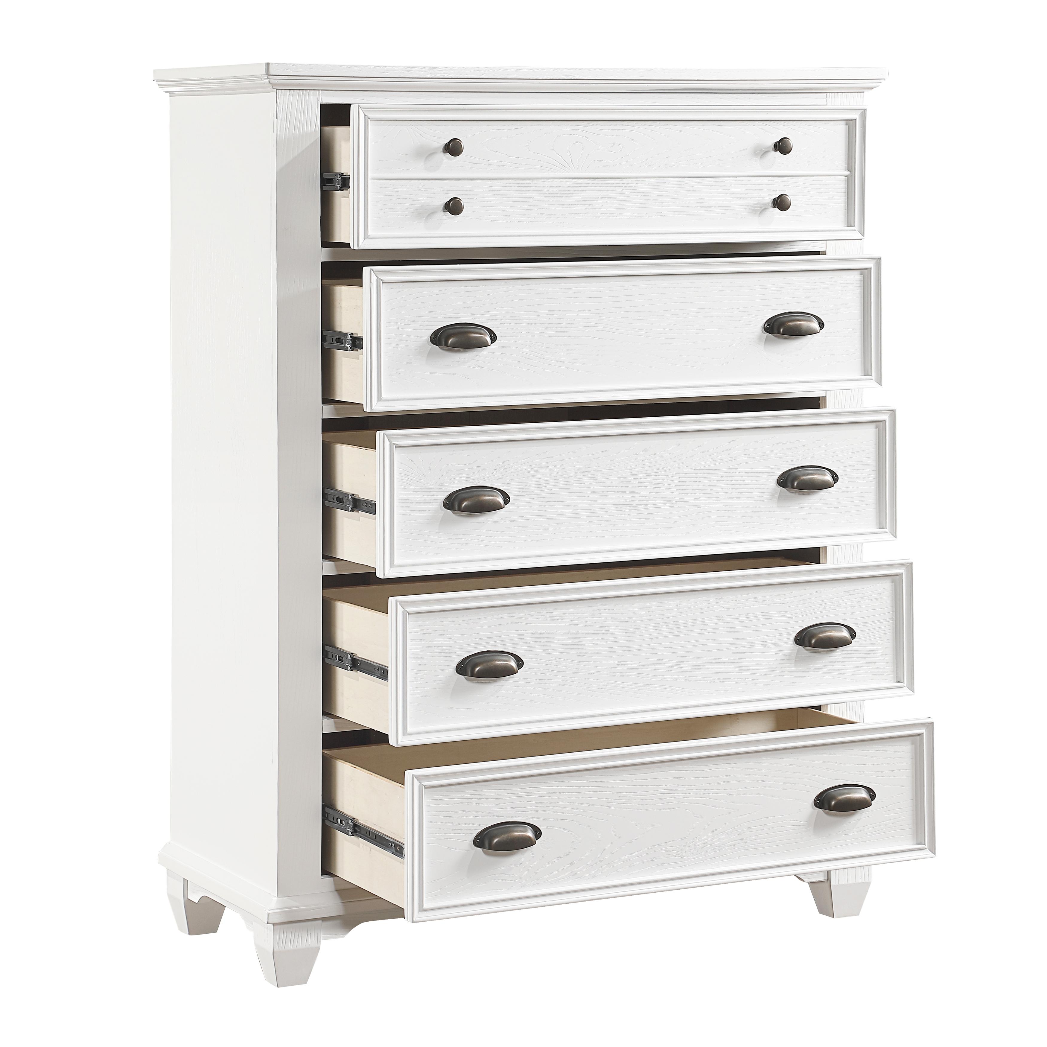 

    
Homelegance Mackinac Collection Chest 1454-9-C Chest White Finish 1454-9-C
