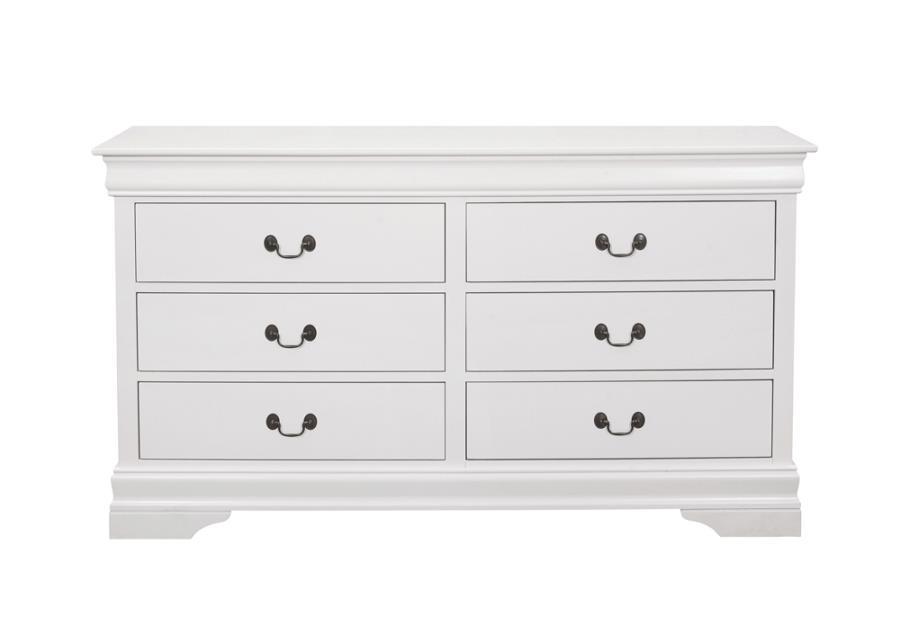 Traditional Dresser 204693 Louis Philippe 204693 in White 