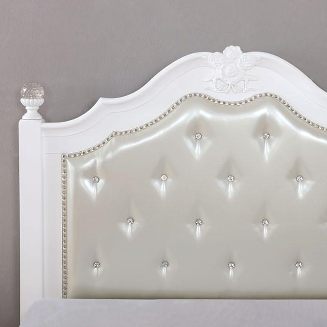

    
Traditional White Solid Wood Full Kids Bed Set 3PCS Furniture of America Belva CM7174-F-3PCS
