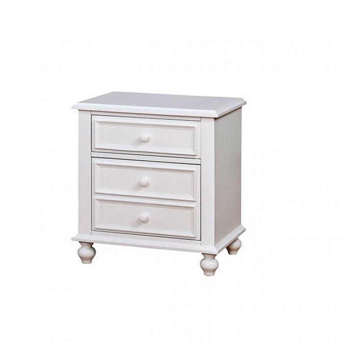 Traditional Nightstand Olivia Nightstand CM7155WH-N CM7155WH-N in White 