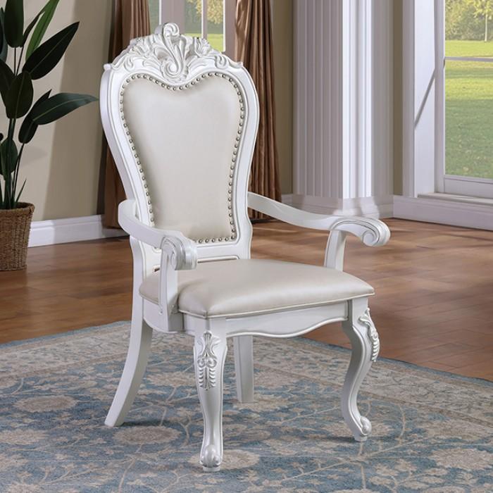 

    
Traditional White Wood Arm Chair Set 2PCS Furniture of America Manzanita FM3261WH-AC-2PK
