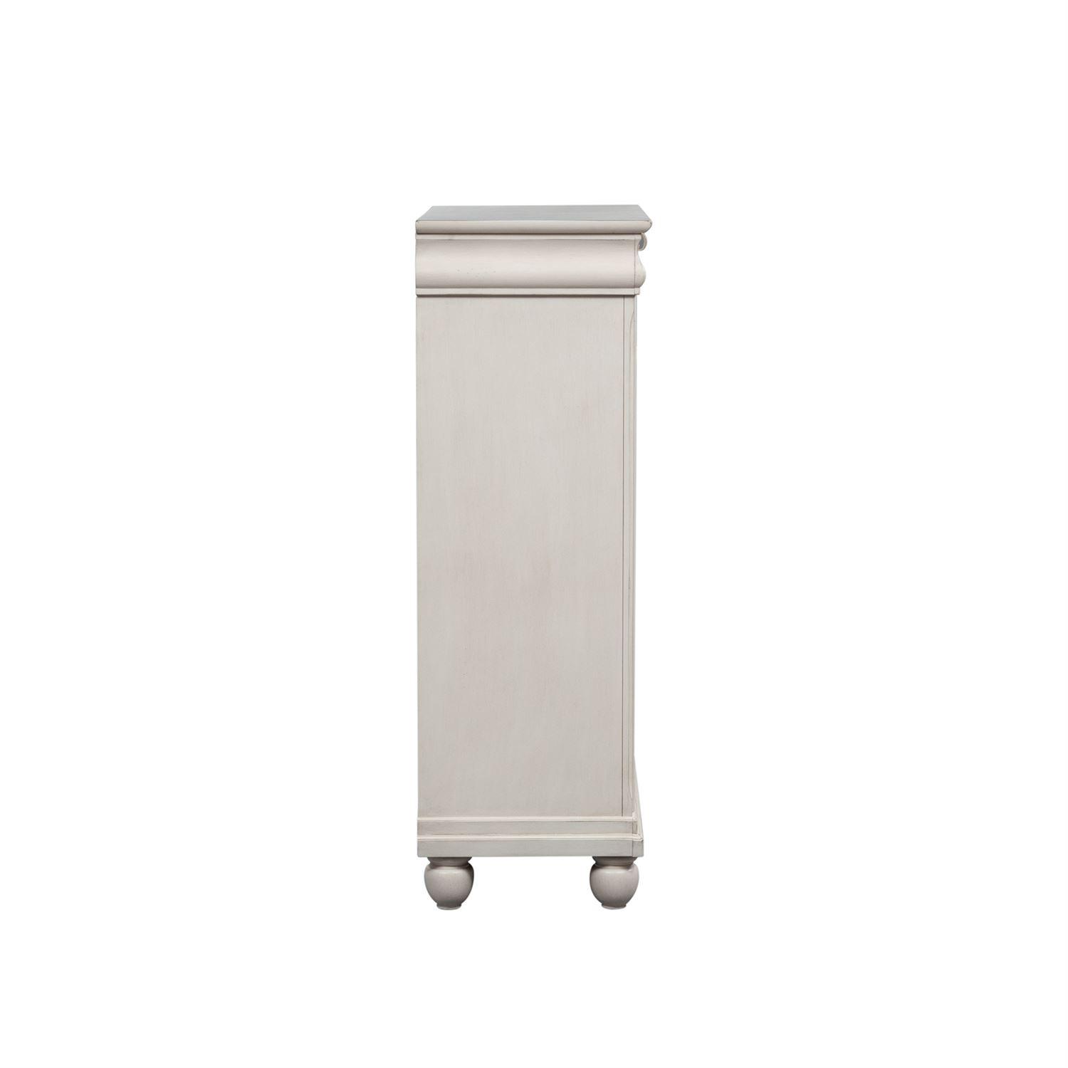 

    
689-BR41 White Finish Wood Bachelor Chest Rustic Traditions II 689-BR41 Liberty Furniture
