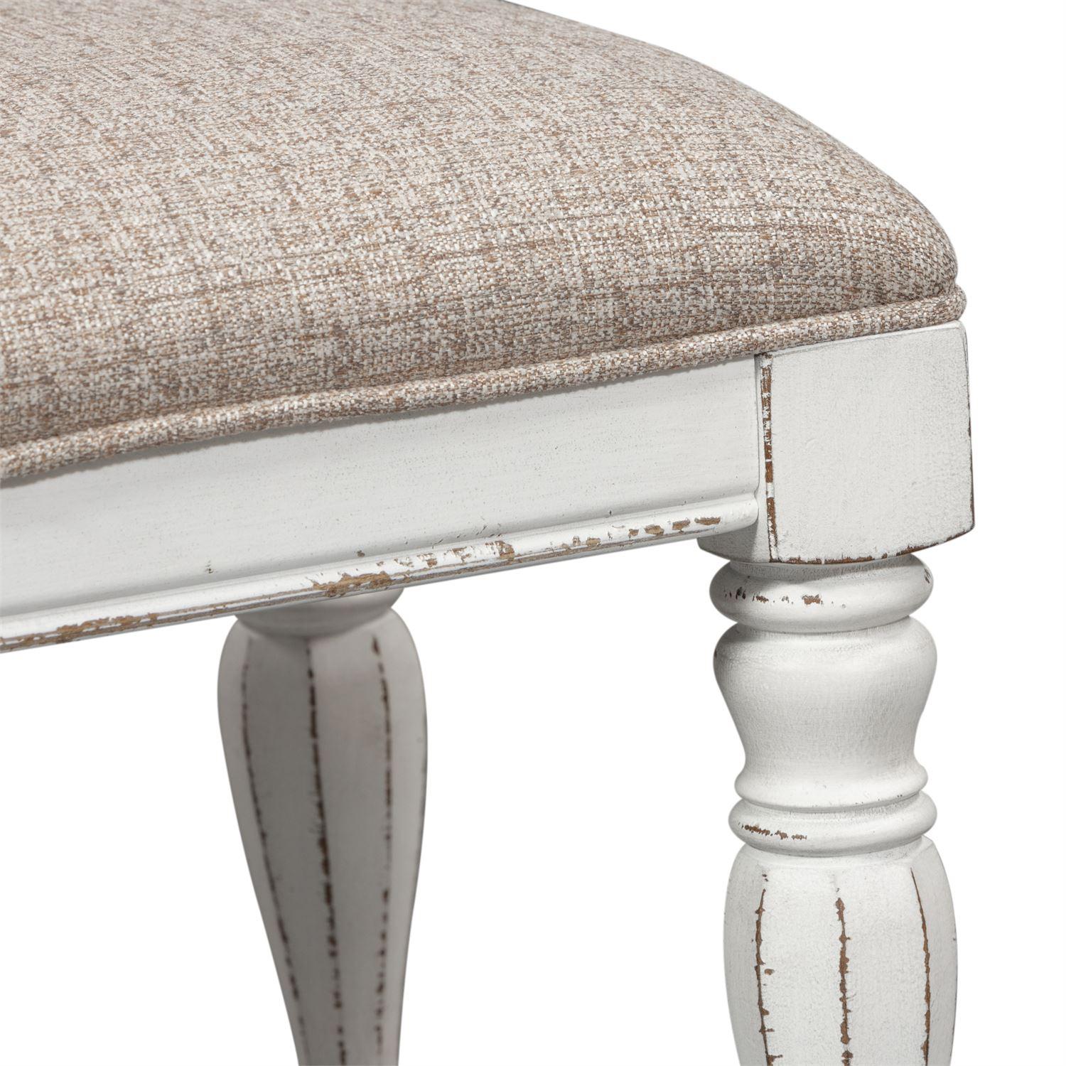 

                    
Liberty Furniture Magnolia Manor  (244-AT) Bench Bench White Chenille Purchase 
