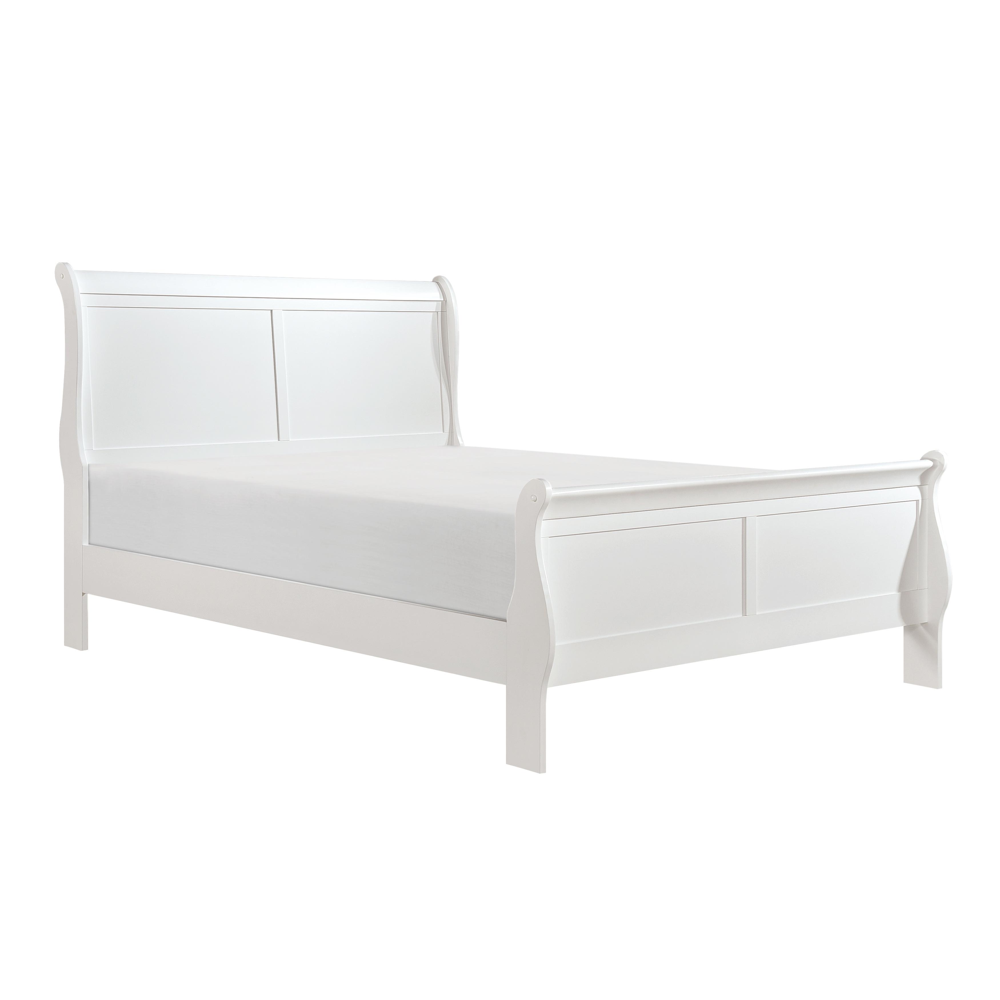 

    
Traditional White Wood CAL Bedroom Set 3pcs Homelegance 2147KW-1CK* Mayville
