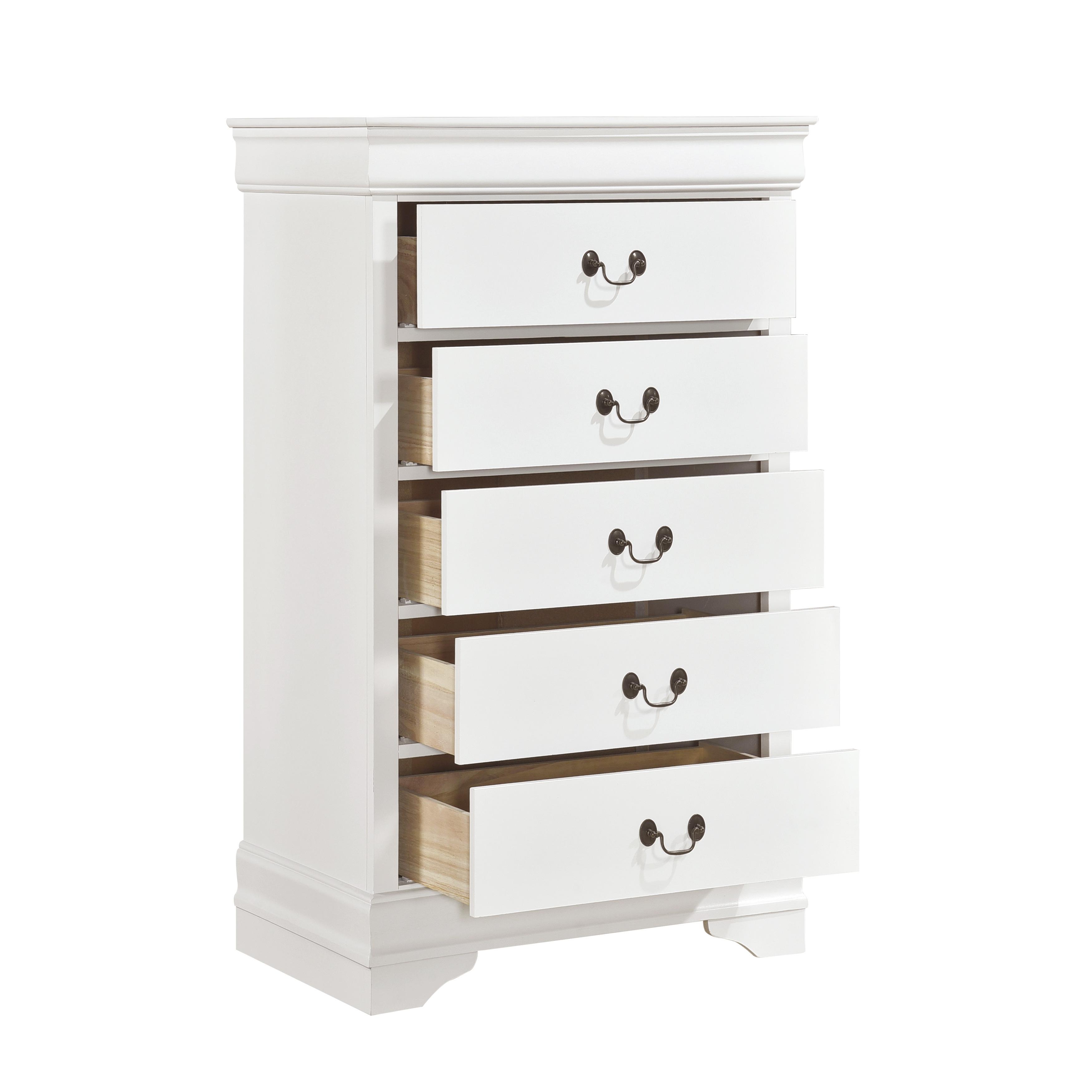 

    
Traditional White Wood Chest Homelegance 2147W-9 Mayville
