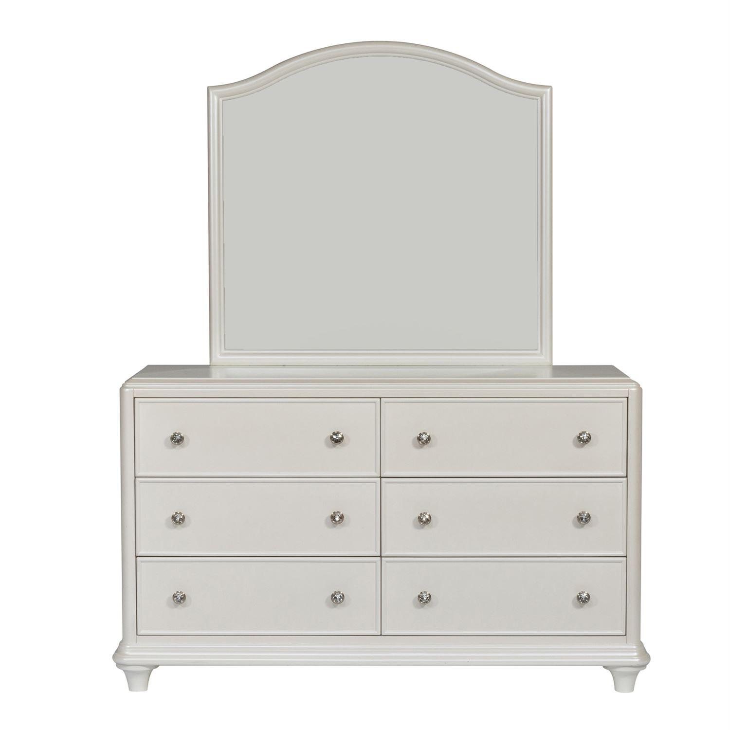 

    
710-BR30 Traditional White Wood Double Dresser Stardust (710-YBR) Liberty Furniture
