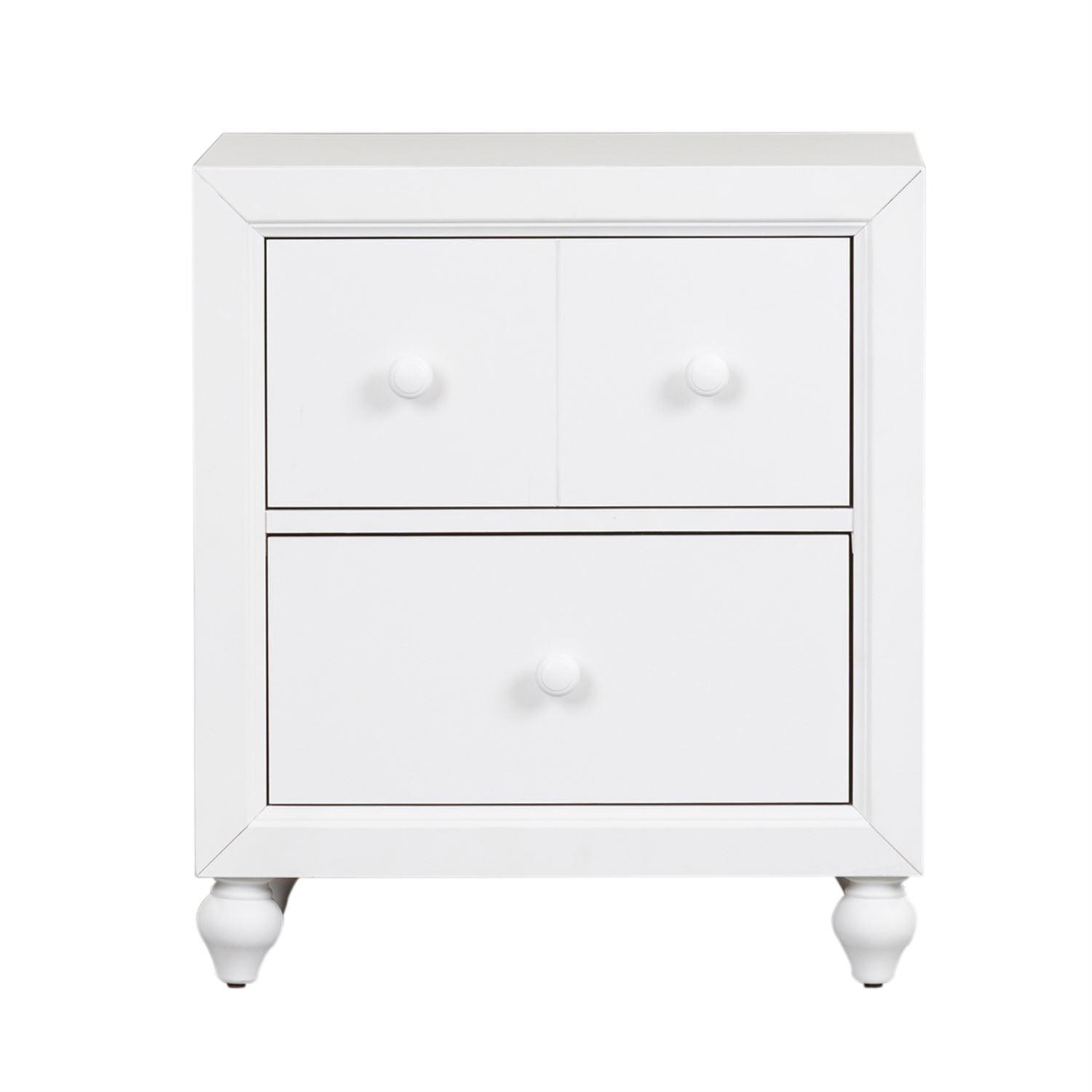 Traditional Nightstand Cottage View  (523-YBR) Nightstand 523-BR60 in White 
