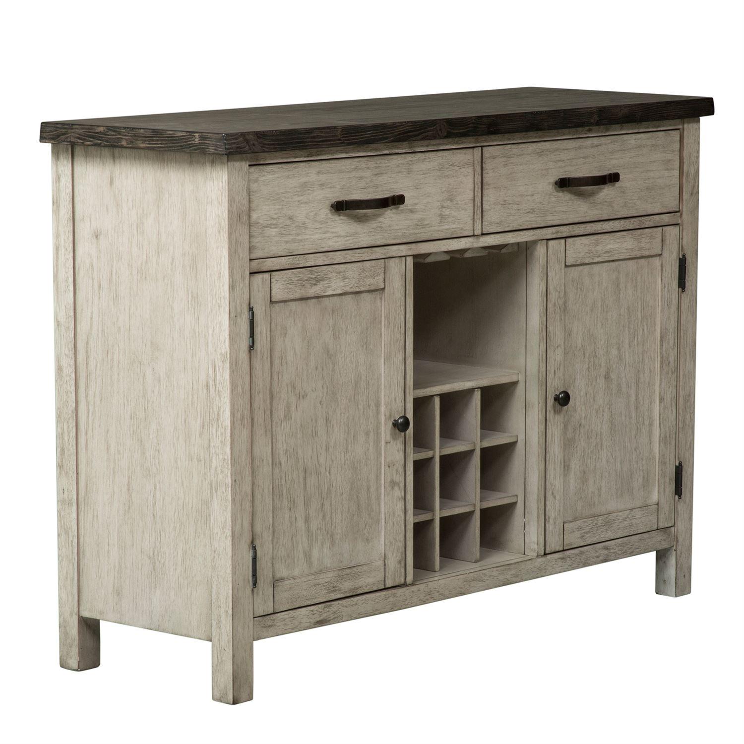 

    
Liberty Furniture Willowrun  (619-DR) Sideboard Sideboard White 619-SR5238
