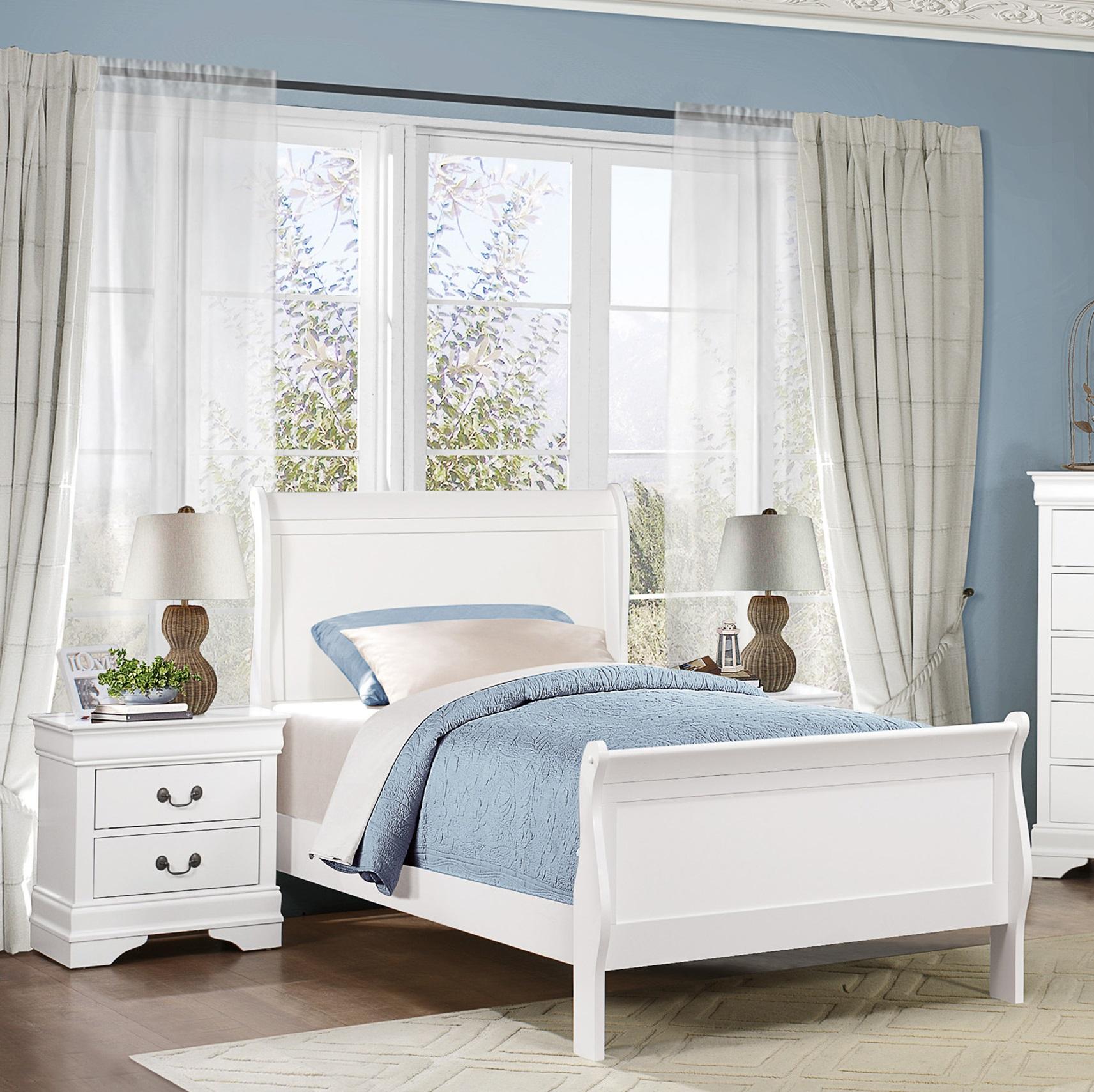 Traditional Bedroom Set 2147TW-1-3PC Mayville 2147TW-1-3PC in White 