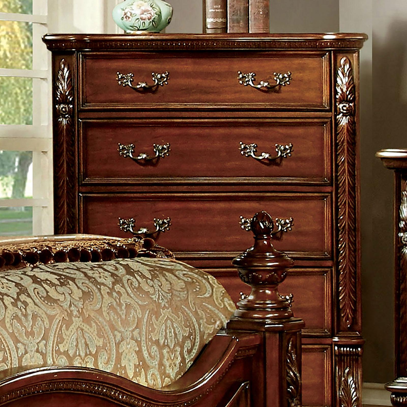 Traditional Bachelor Chest ARTHUR CM7587C CM7587C in Brown 
