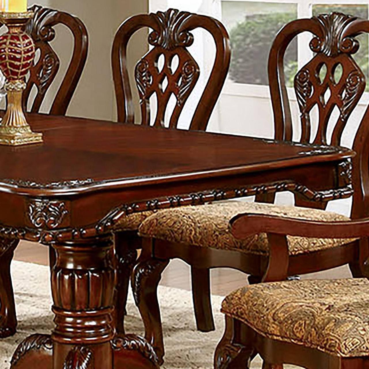 

                    
Furniture of America ELANA CM3212T Dining Table Brown  Purchase 
