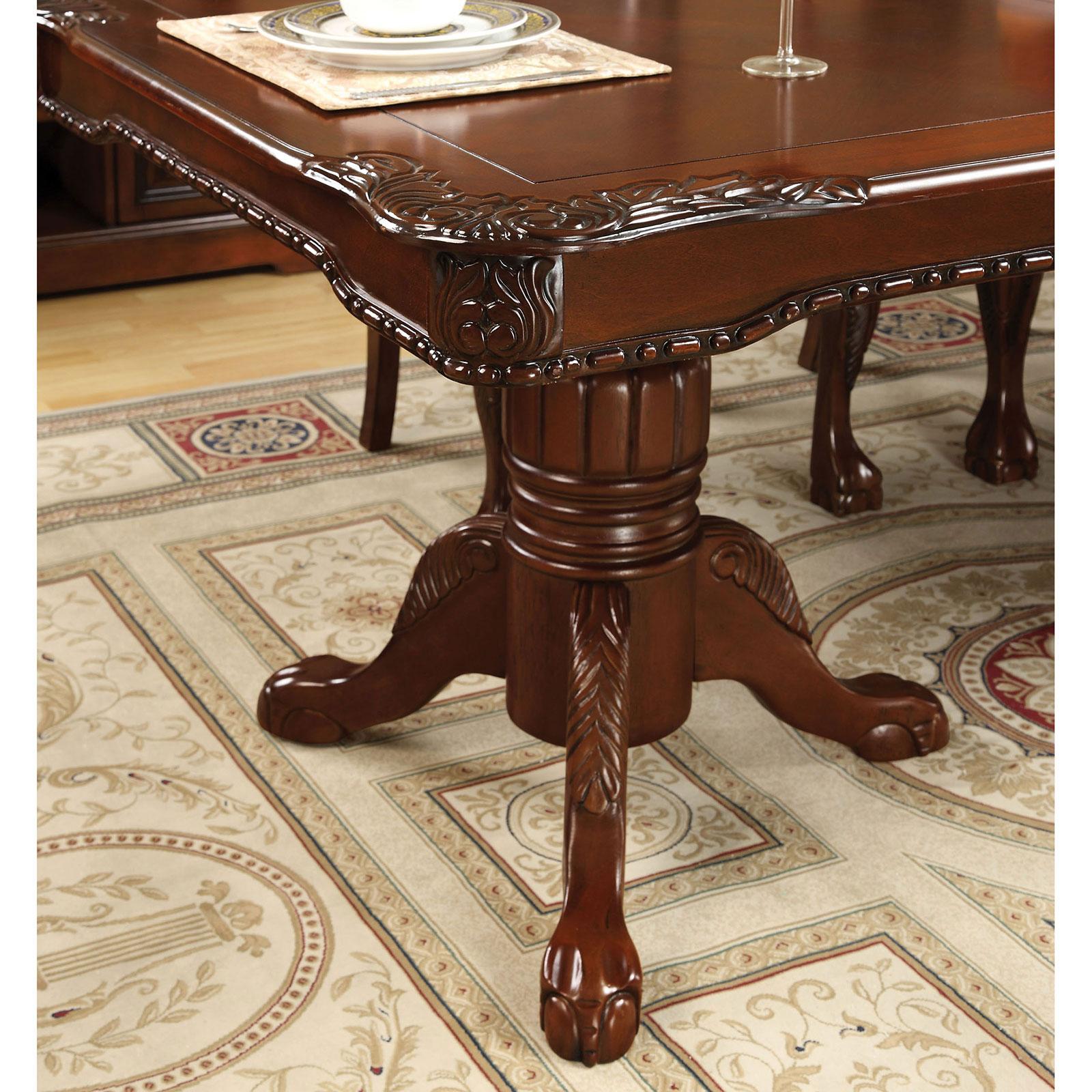 

    
Furniture of America GEORGETOWN CM3222T Dining Table Cherry CM3222T

