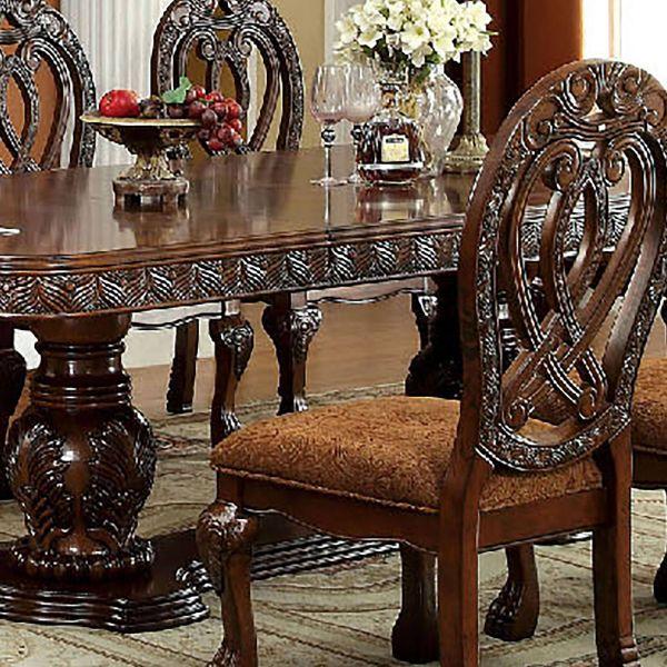 

    
CM3186CH-T Furniture of America Dining Table
