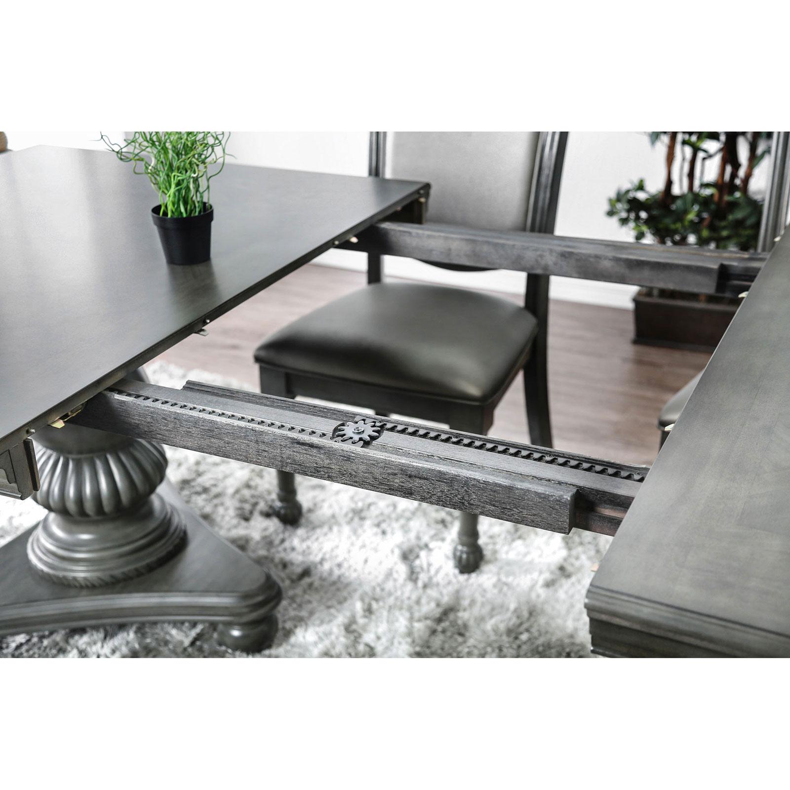 

    
Furniture of America ALPENA CM3350GY-T Dining Table Gray CM3350GY-T
