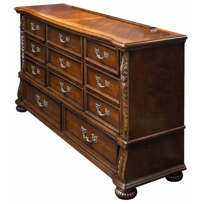 

        
Furniture of America ARTHUR CM7587D Combo Dresser Brown  00847289077046
