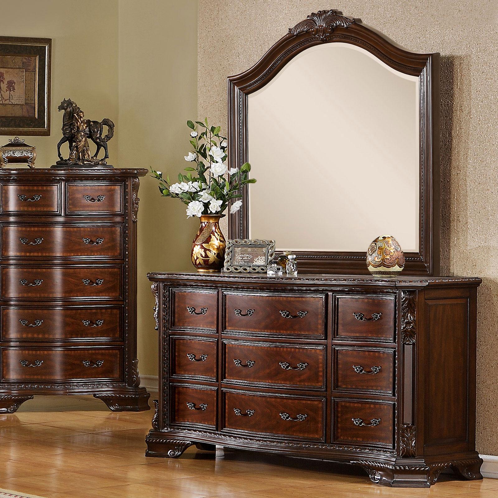 

    
Brown Wood Dresser MONTE VISTA CM7267D Furniture of America Traditional
