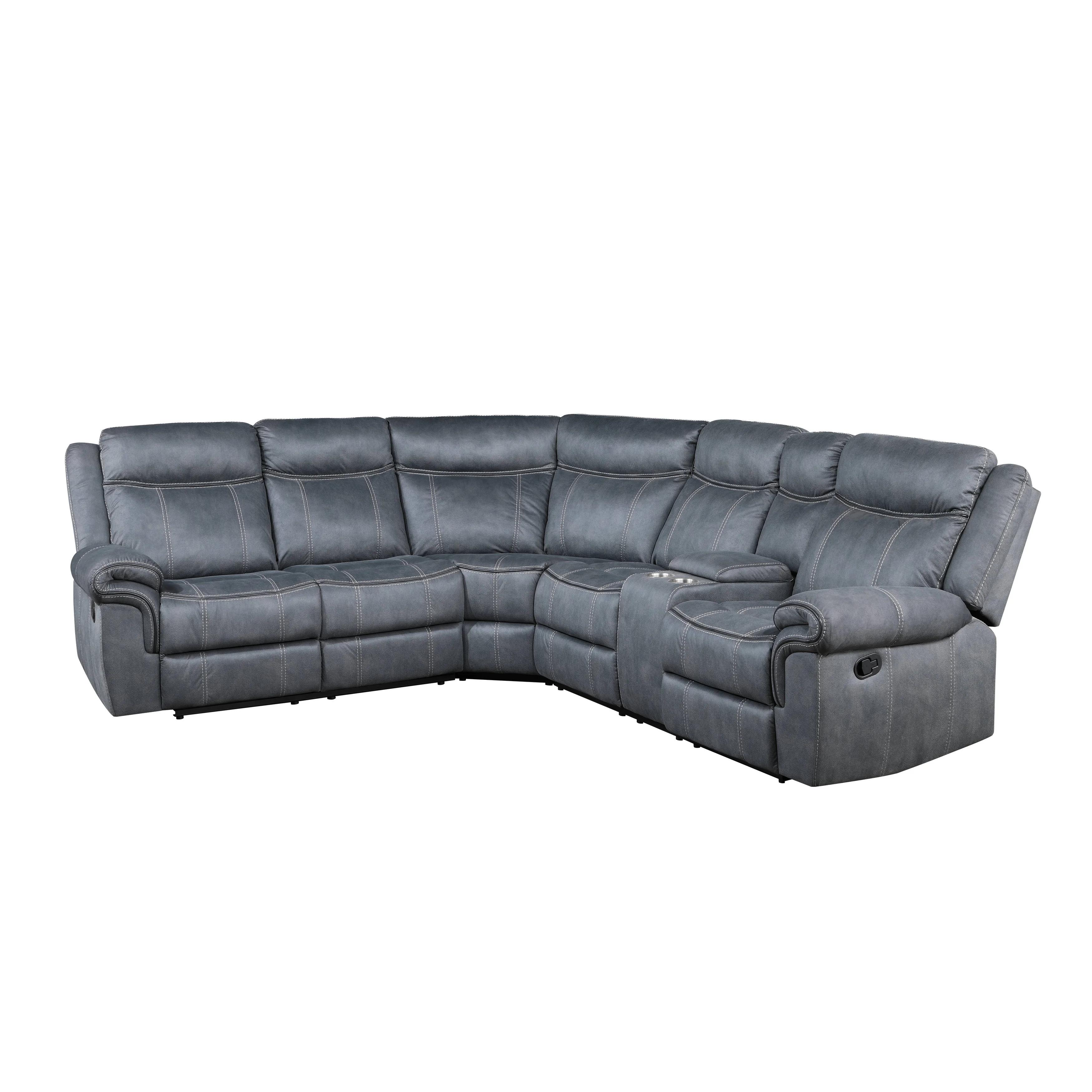 

    
Acme Furniture Dollum Sectional Sofa Gray LV00398-3pcs
